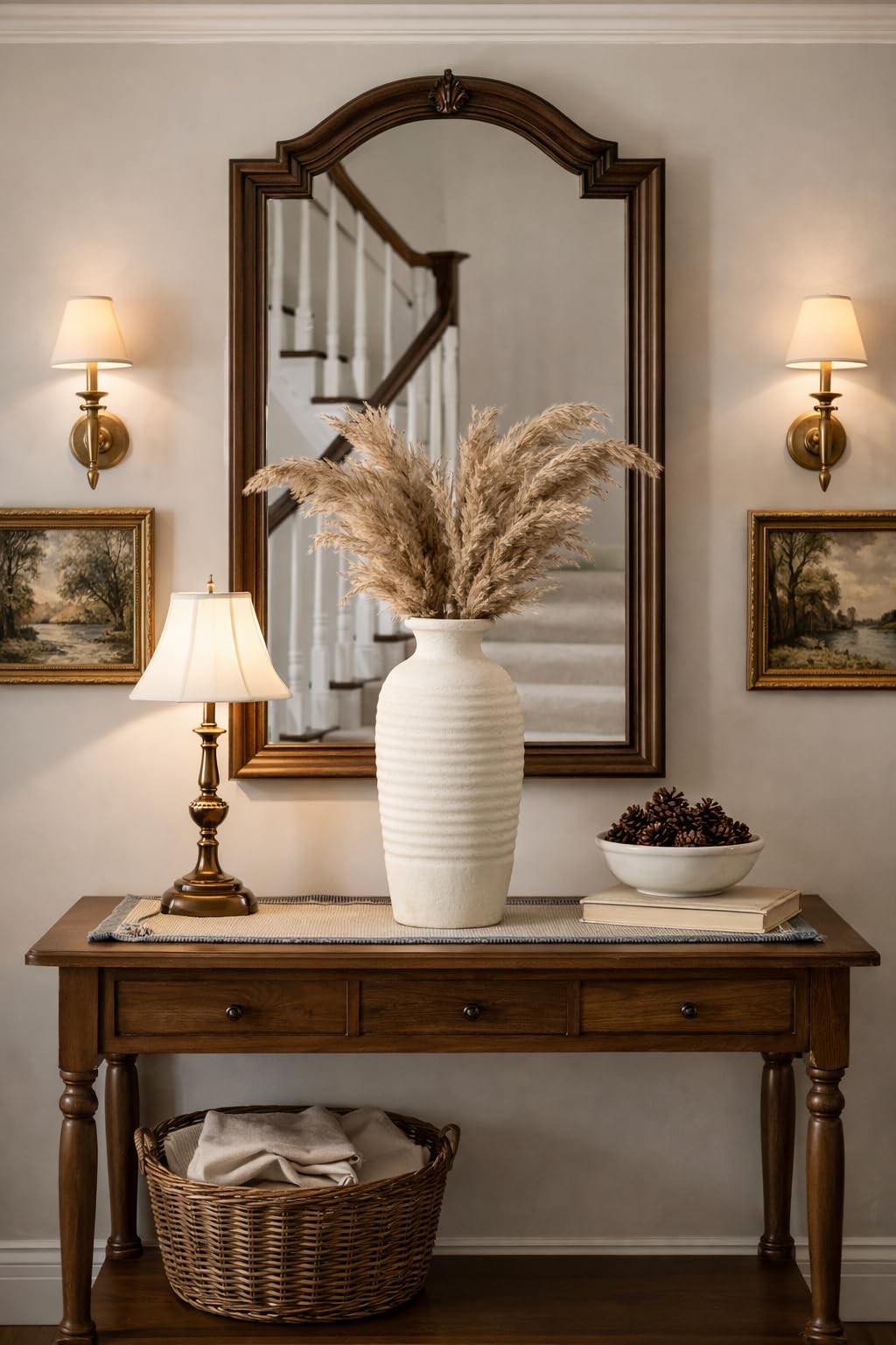 Ceramic Natural Rustic Vase 14 4 Inch Large Vintage Flower - Vaseking Official Imagery - 7
