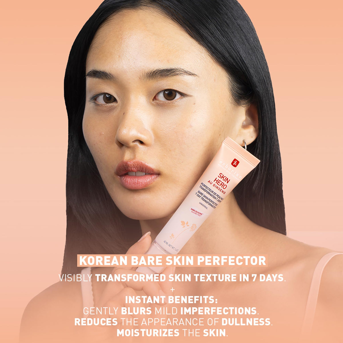 Erborian Skin Hero Perfector Non Tinted Smoothing Primer - Premium Selection Official Imagery - 3