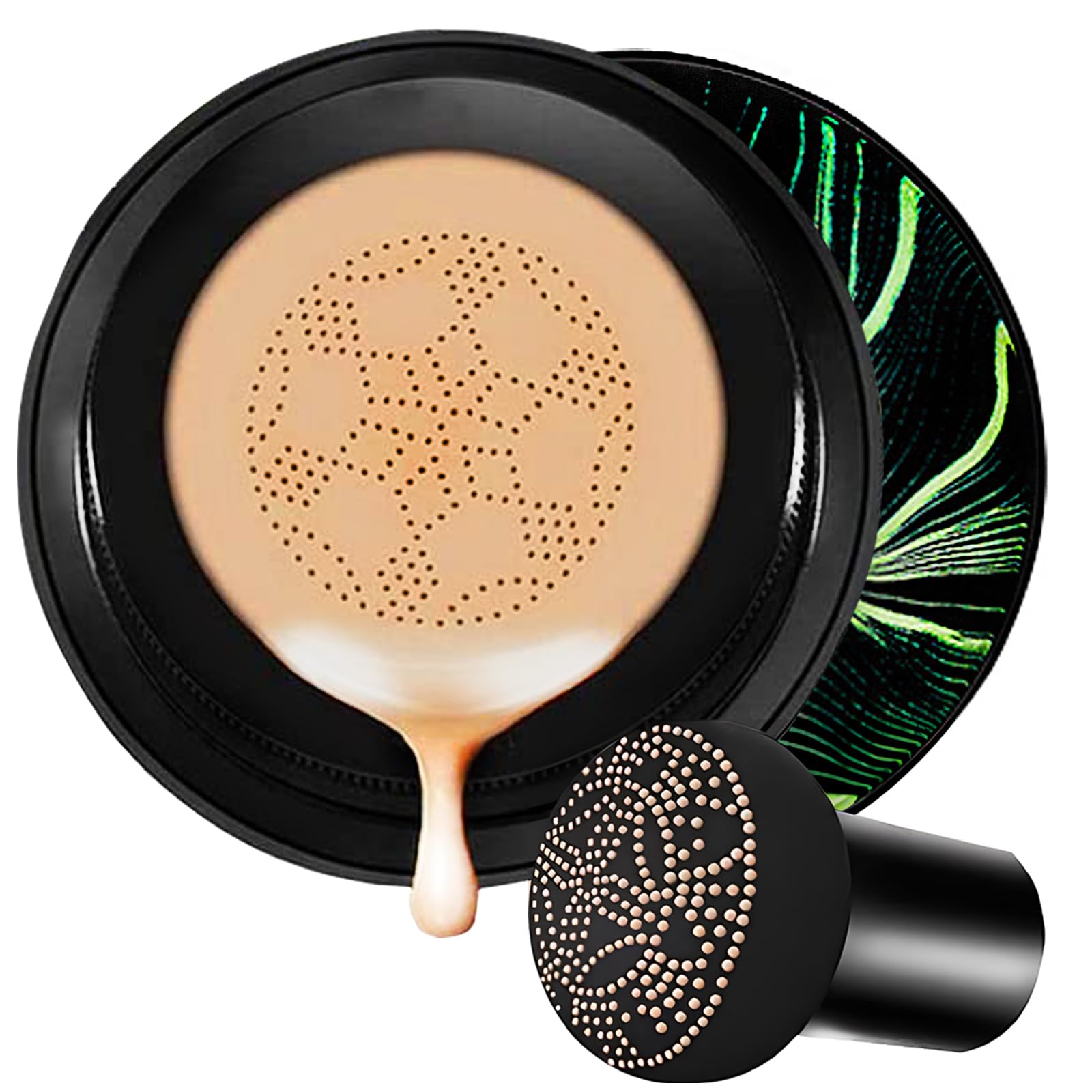 Moisture Cushion CC Cream with Mushroom Puff, Natural Color - Aurovida Official Product View 9