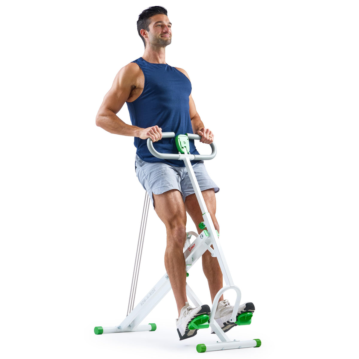 Sunny Health Fitness Smart Row N Ride Glute Leg Trainer - Sunny Health & Fitness Official Imagery - 2