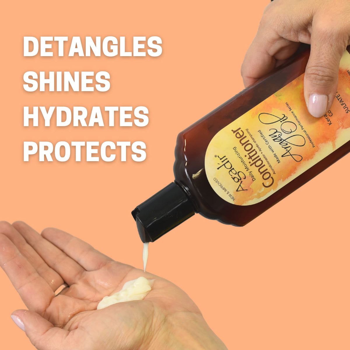 Agadir Argan Oil Daily Moisturizing Conditioner 12 4 Fl OZ - Agadir Official Imagery - 5