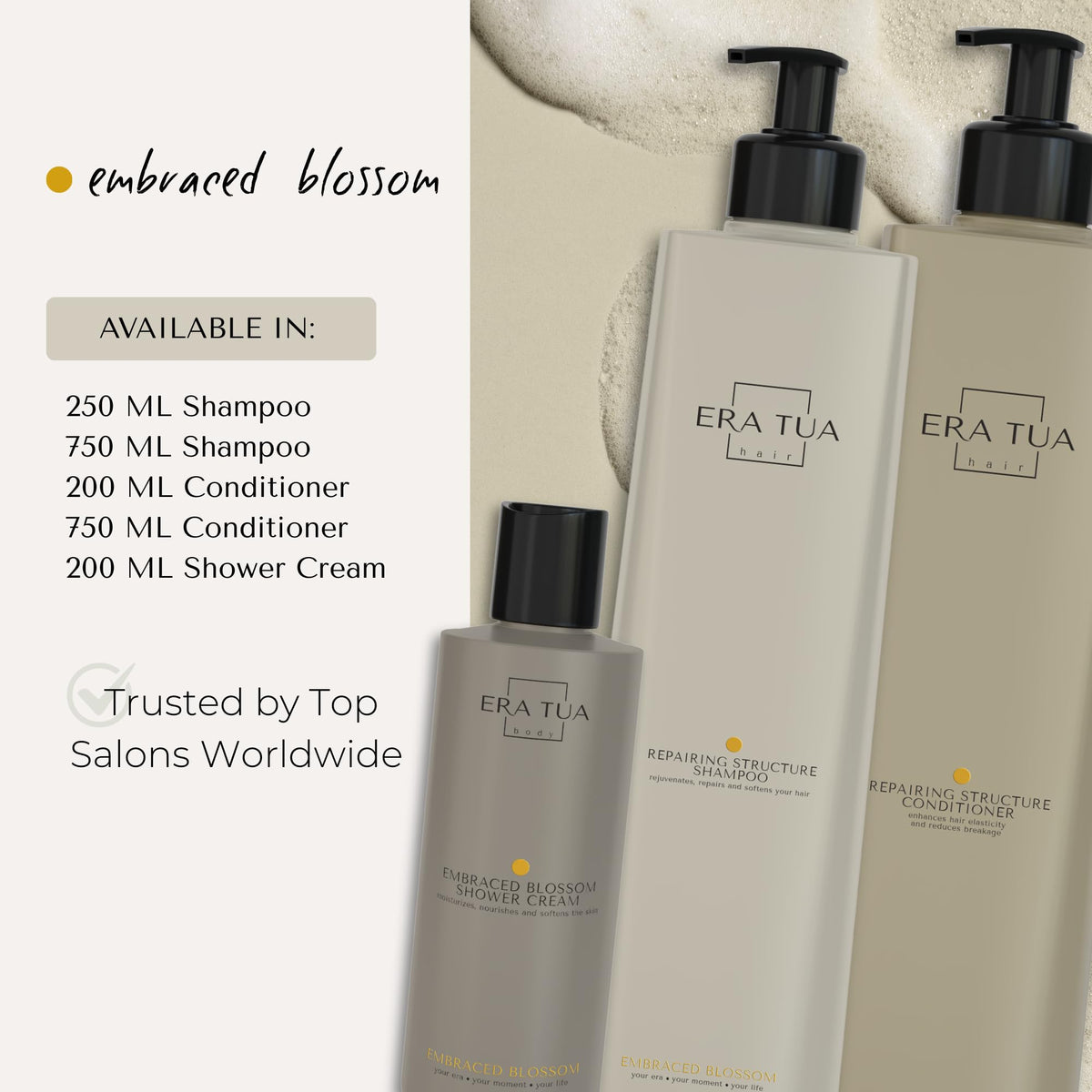 Embraced Blossom Shower Cream 200 ml - ERA TUA Official Imagery - 7