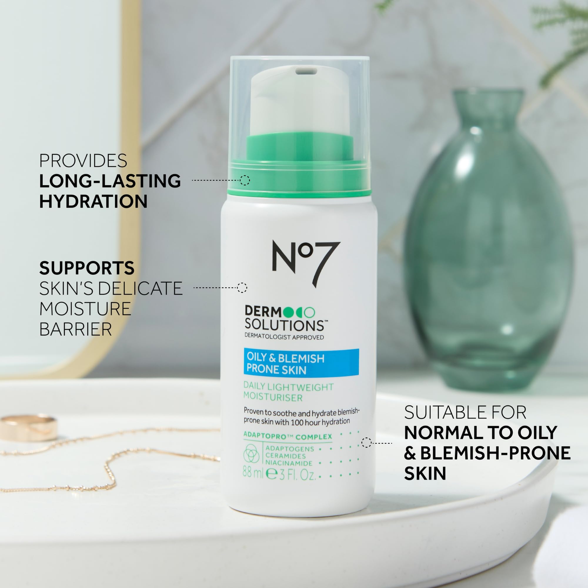 No7 Derm Solutions Daily Face Moisturizer, 3 Fl Oz - No7 Official Product View 5