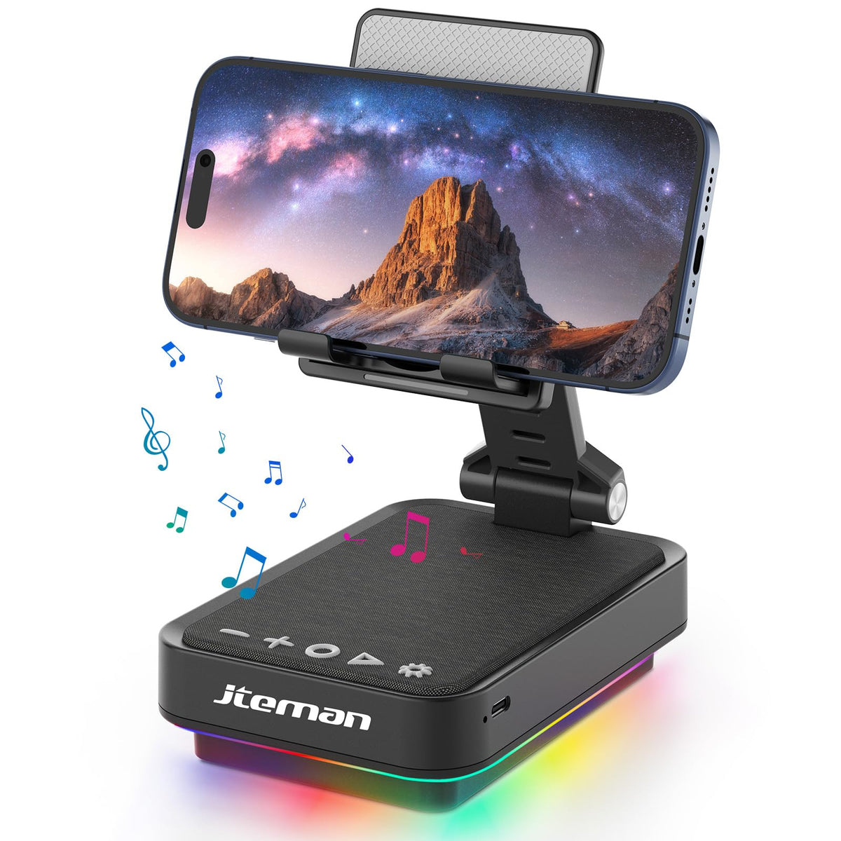 JTEMAN Gifts for Men Cell Phone Stand with Wireless - JTEMAN Official Imagery - 1