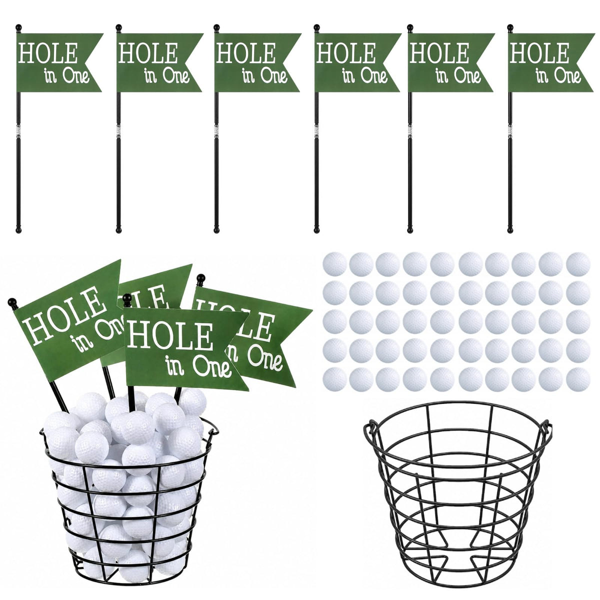 Teyva 57 Pcs Golf Party Decorations Golf Table Centerpiece - Teyva Daily Official Imagery - 1