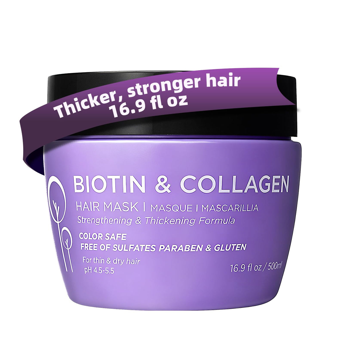 Luseta Biotin Collagen Hair Mask for Thin Damaged Hair - L LUSETA Official Imagery - 2