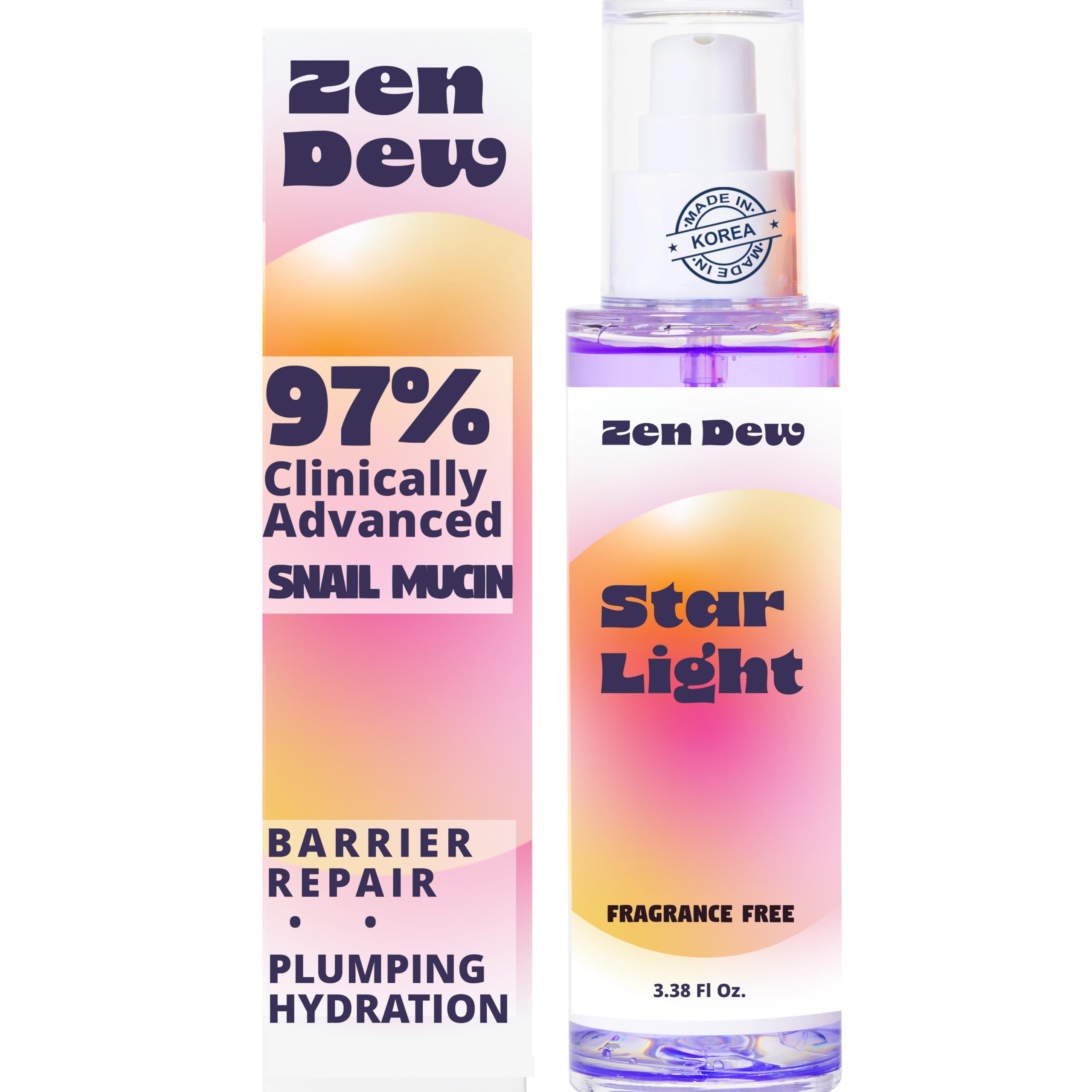 Clinically Advanced Korean Snail Mucin Serum - Zen Dew