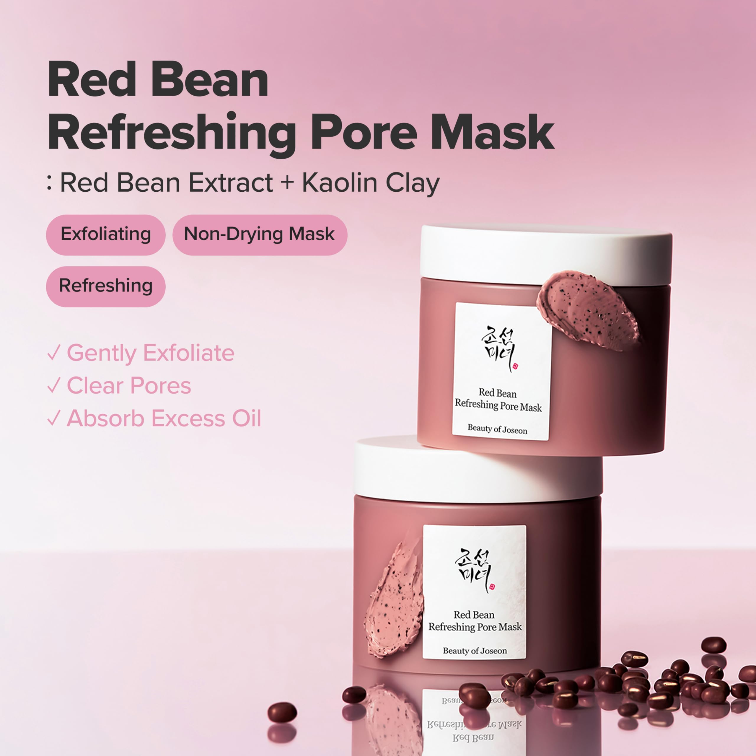 Beauty of Joseon Red Bean Pore Refreshing Mask Mud Cream - Beauty of Joseon