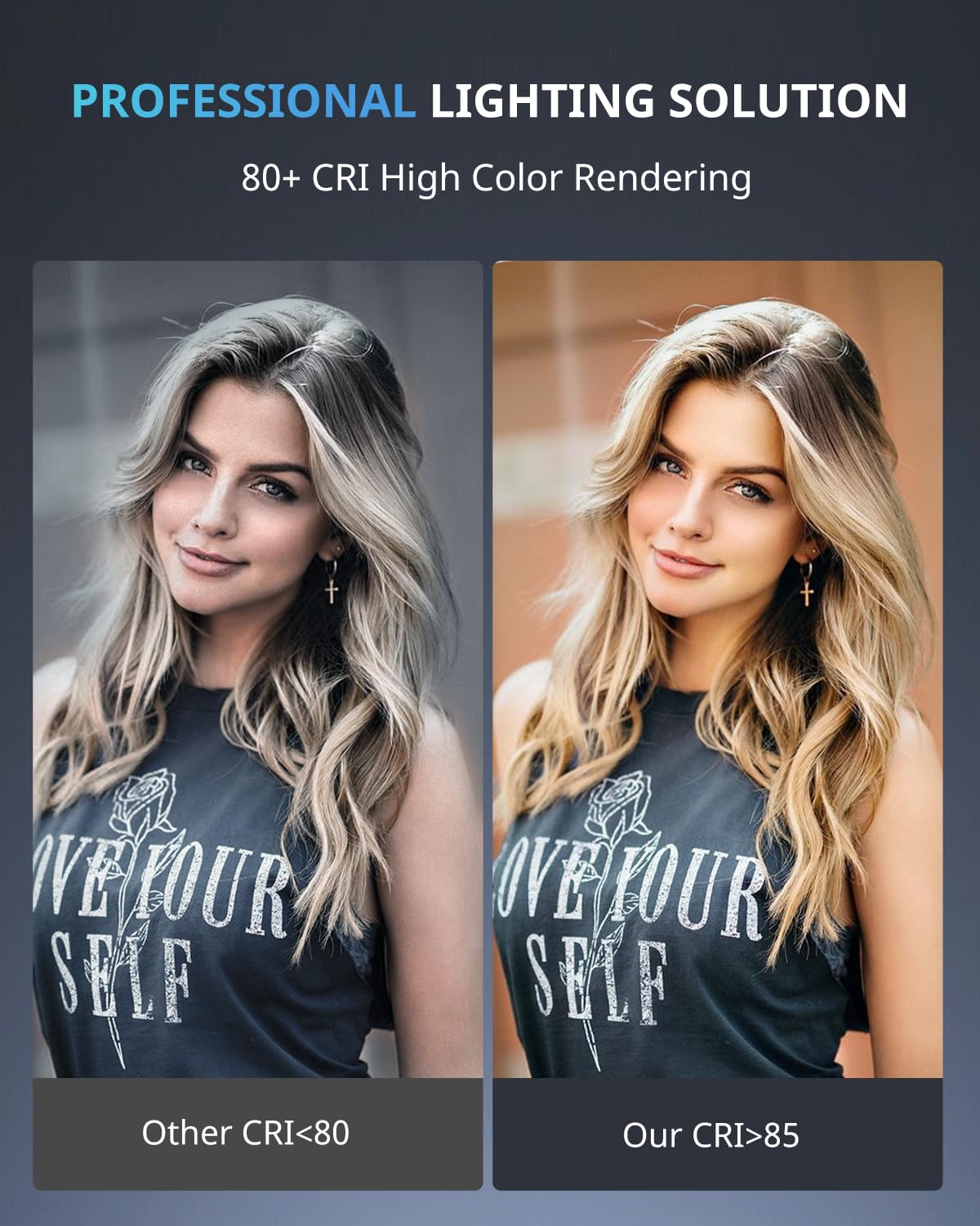 UBeesize 12 inch Ring Light with Stand Selfie Ring Light - UBeesize Official Imagery - 7