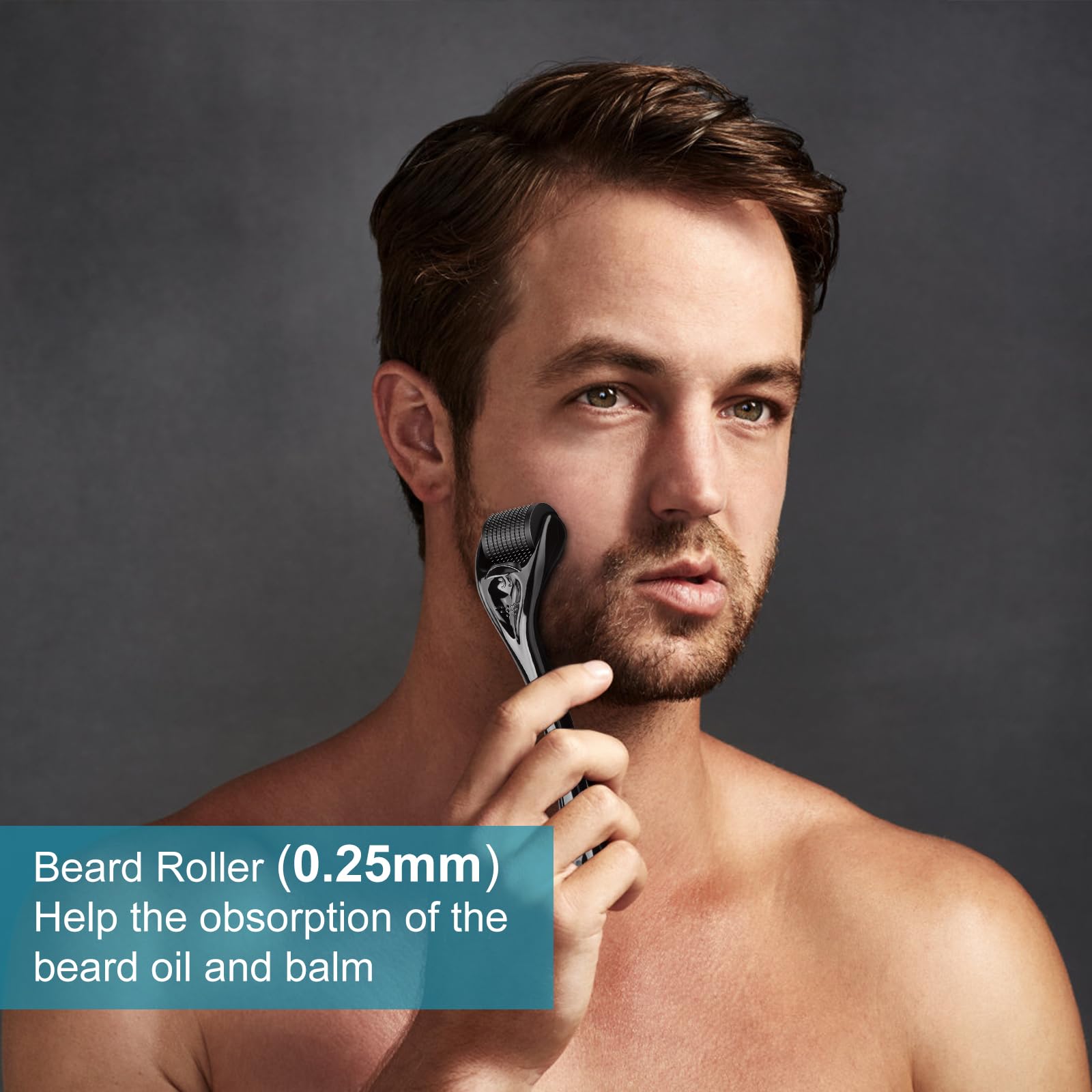 Jurgen K Beard Growth Kit, Beard Growth Oil w - Biotin & Castor Oil & Beard - Jurgen K Official Product View 3