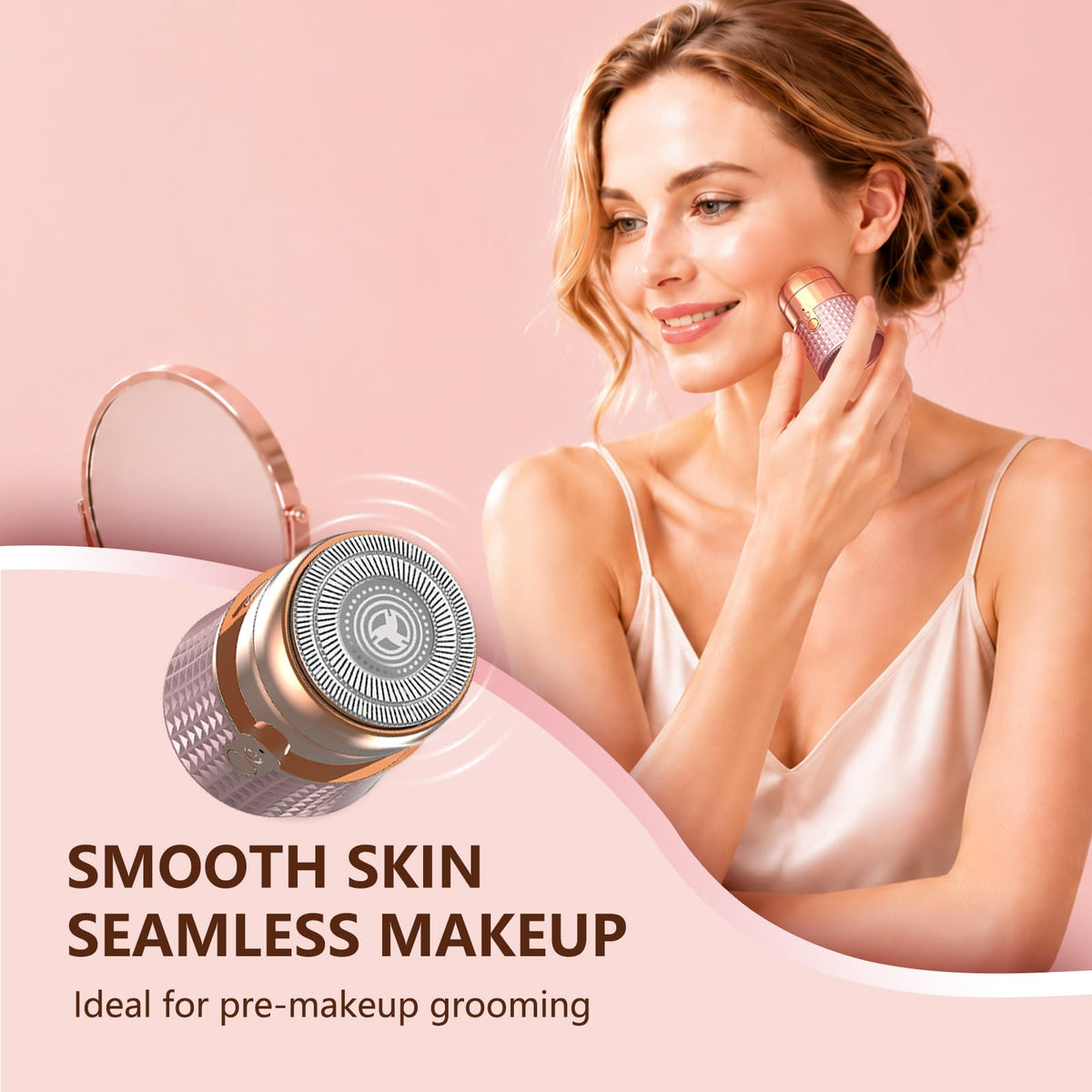 Travel Shaver for Women Cordless USB C Rechargeable Hair - Beclerpur Official Imagery - 3