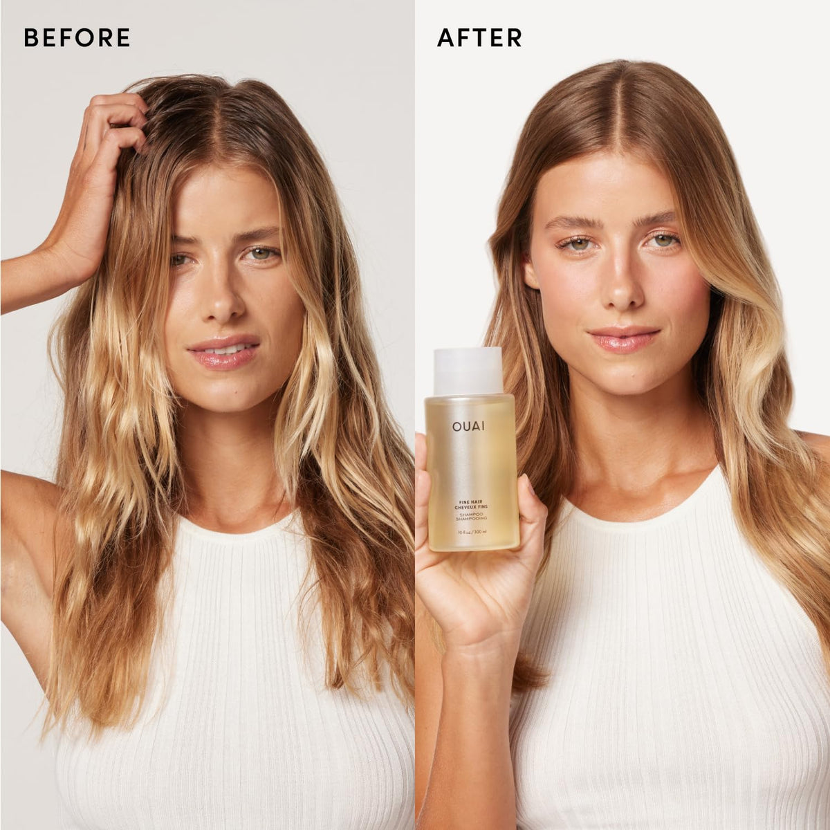 OUAI Fine Hair Shampoo Conditioner Set - OUAI Official Imagery - 5