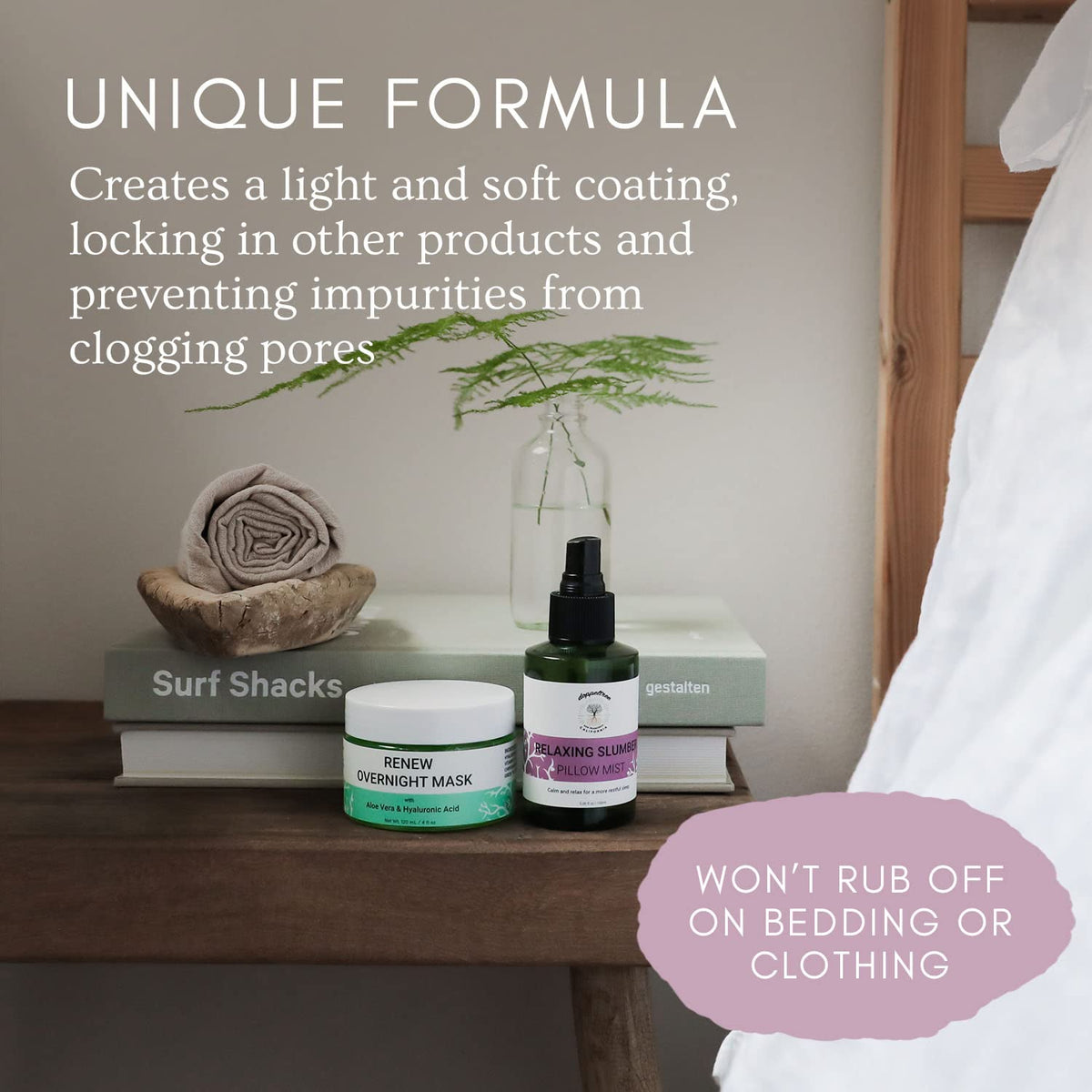 RENEW Overnight Face Mask with Aloe Vera Hyaluronic Acid - Doppeltree Official Imagery - 6