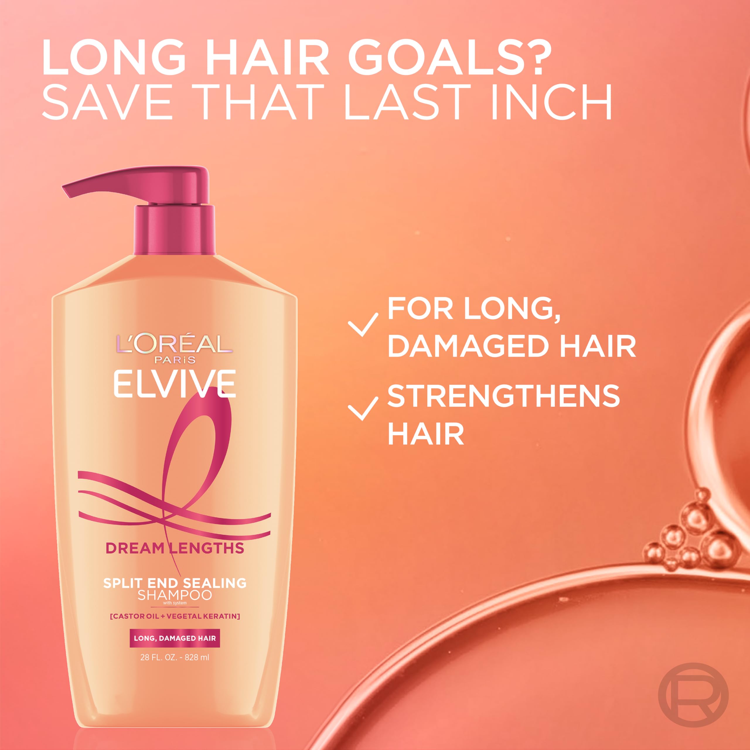 Elefair Tech L'Oreal Paris Elvive Dream Lengths Shampoo and Conditioner Set, - Elefair Tech Official Product View 8