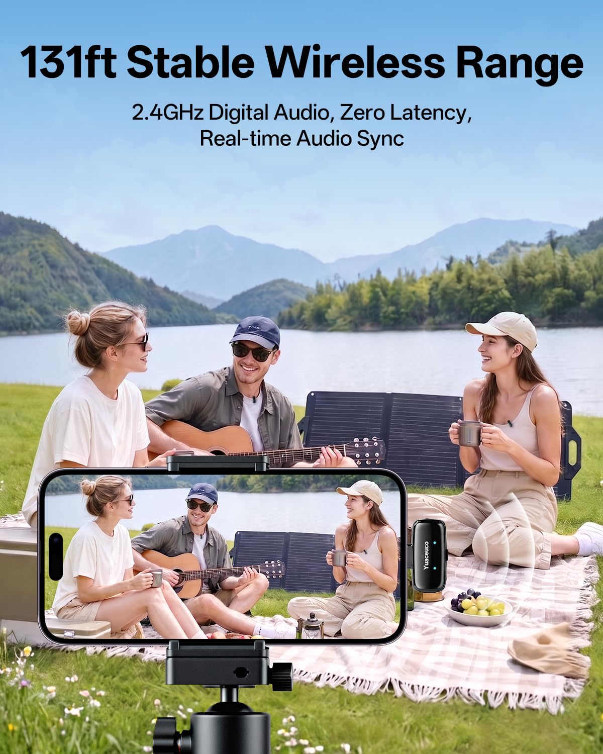 Mini Wireless Lavalier Microphone for Content Creators - Yuaceuco Official Imagery - 7