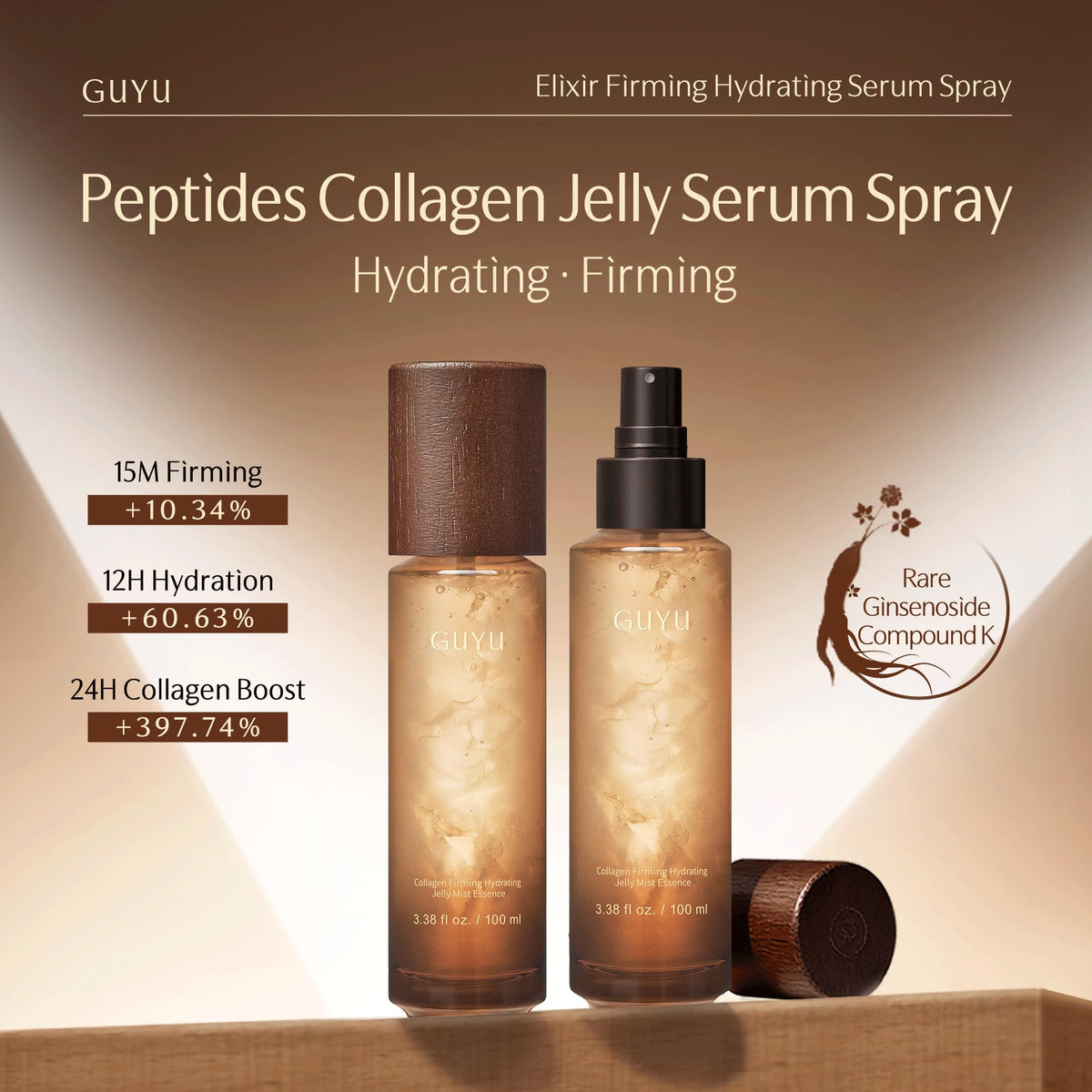 Anti Aging Collagen Serum Spray - GUYU Official Imagery - 3