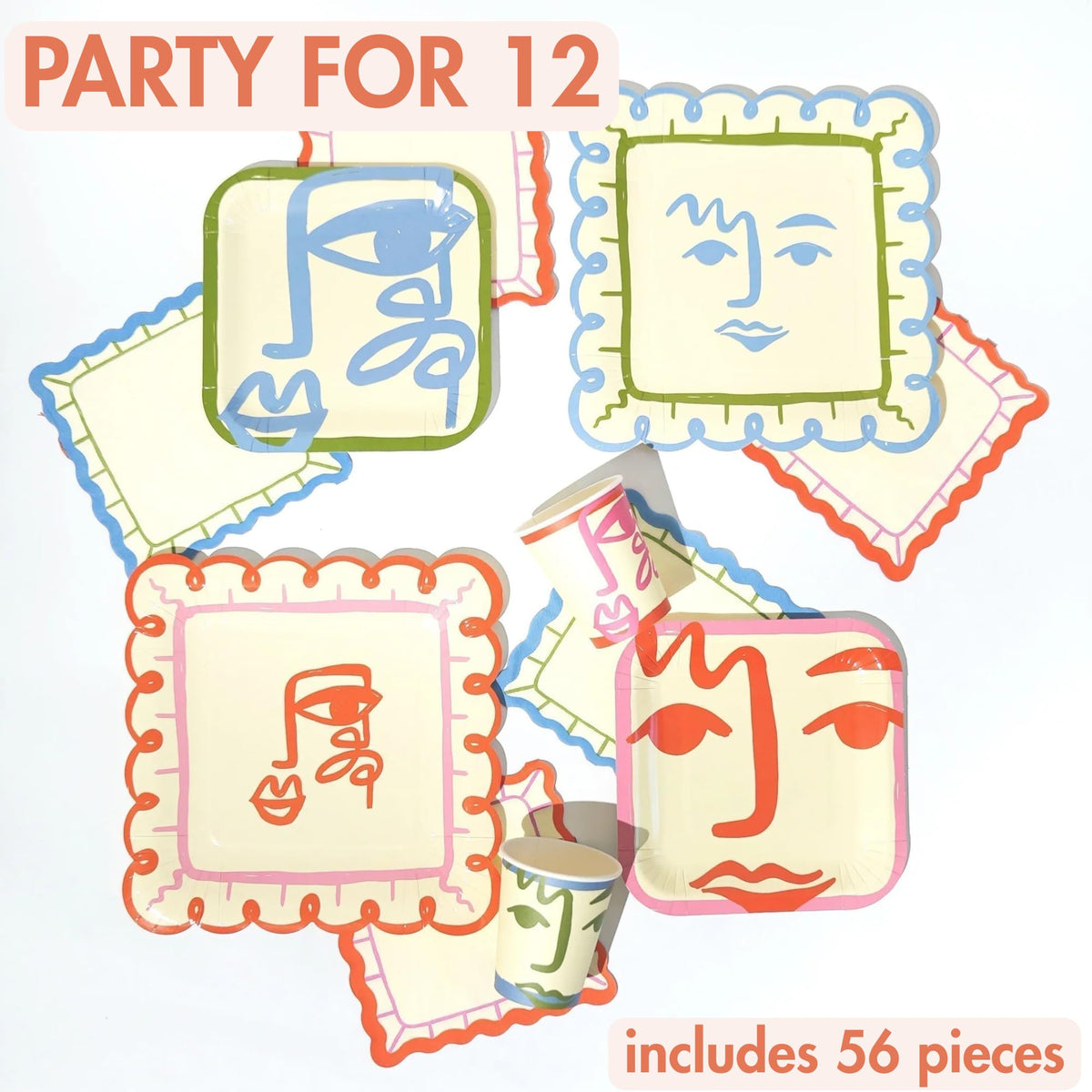 Modern Birthday Party Supplies Kit - Pop Party Supplies Official Imagery - 1