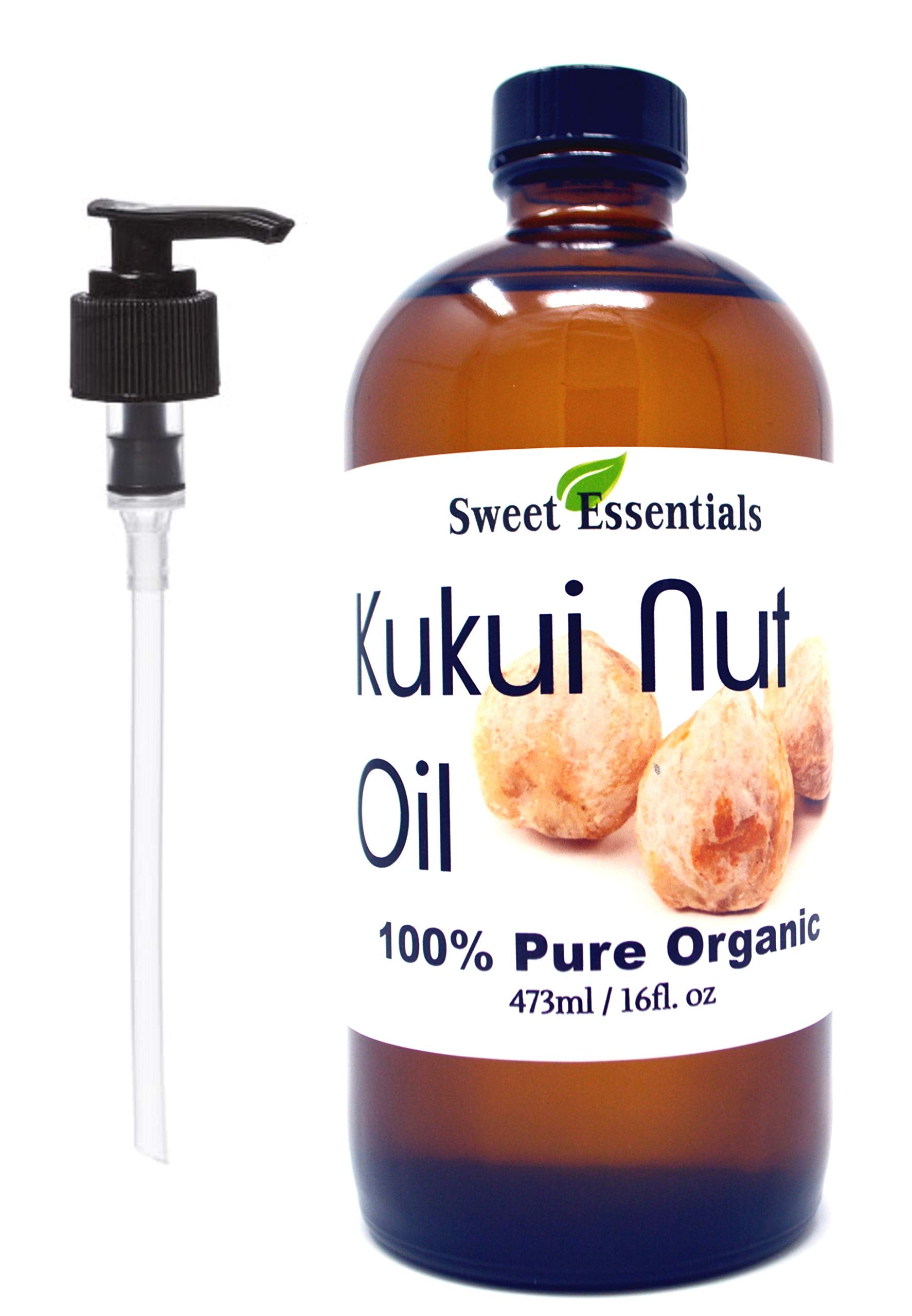 Sweet Essentials 100% Organic Kukui Nut Oil - Imported From Hawaii Various Sizes 100 - Sweet Essentials Official Product View 9