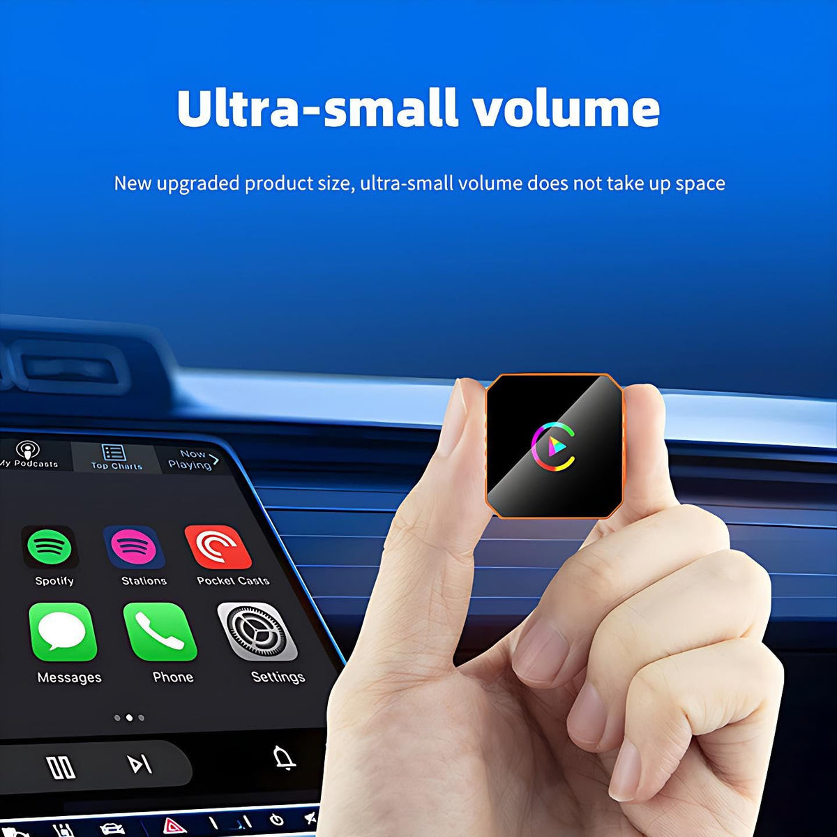 Wireless CarPlay for iPhone Android Screen Mirroring Adapter - Aimery Official Imagery - 4