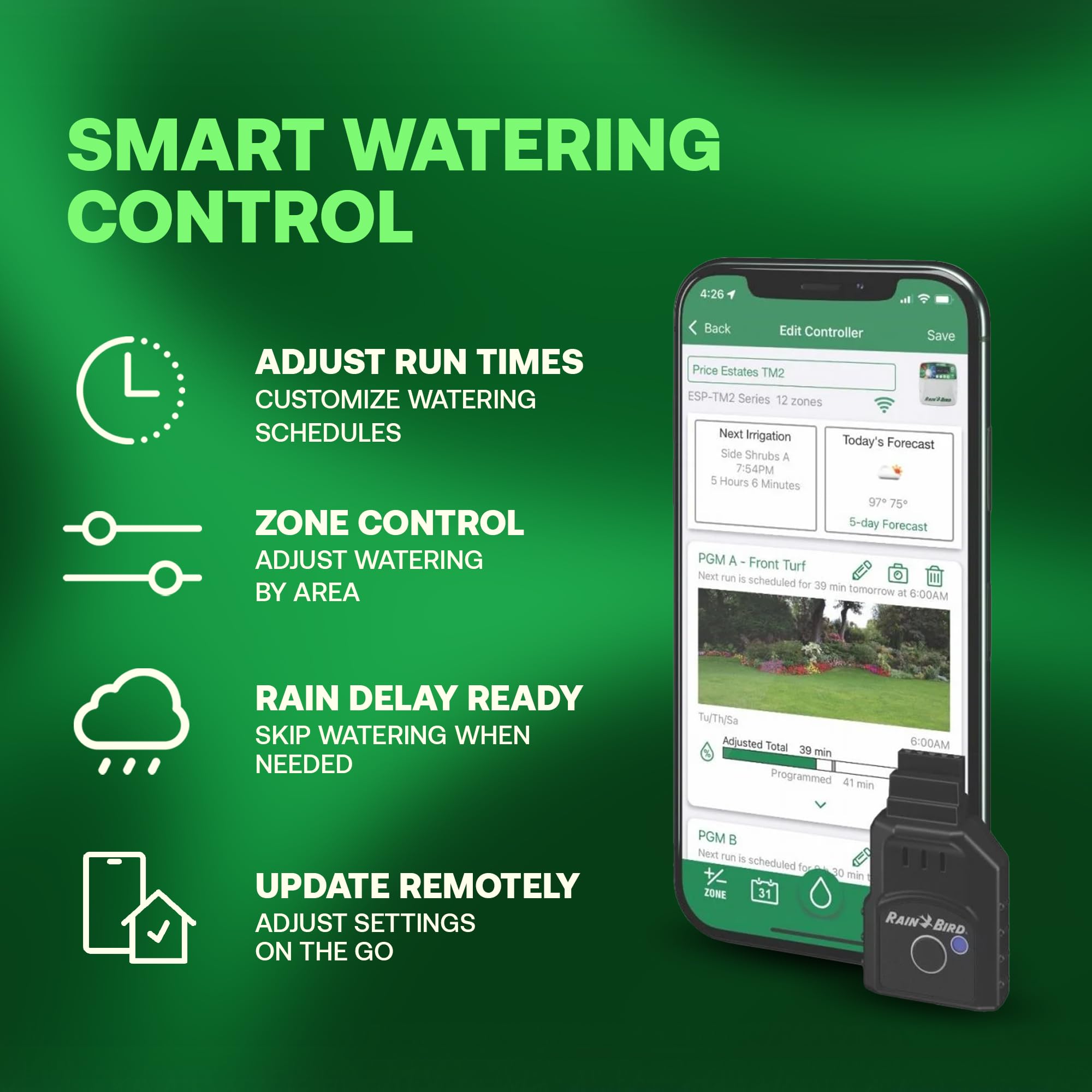 Rain Bird LNK2 Smart WiFi Module 2nd Generation - Irrigation Controller - Rain Bird Official Product View 4