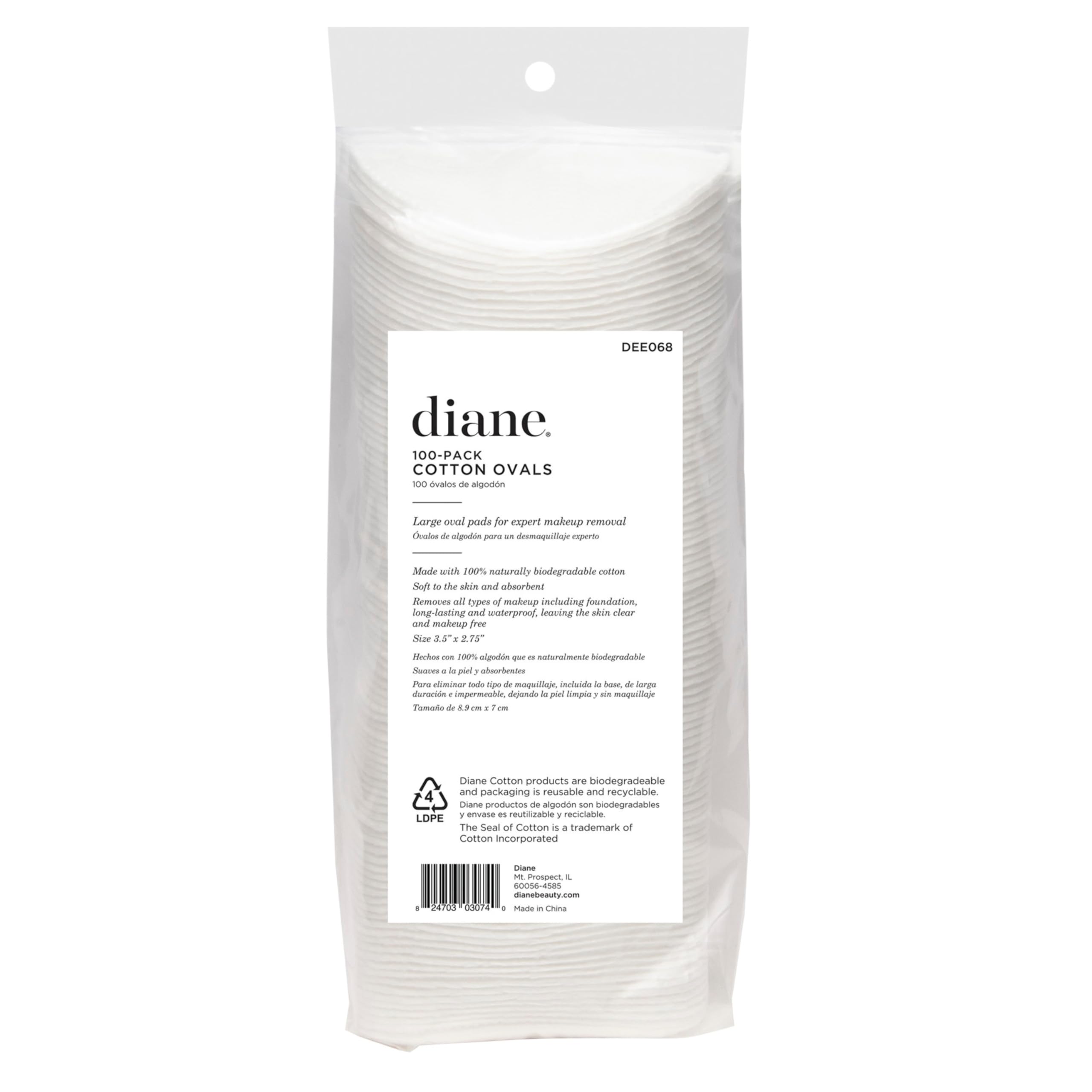 Diane Multi Layer Large Cotton Ovals for Face Skincare 100 - Diane Official Product Imagery - 8