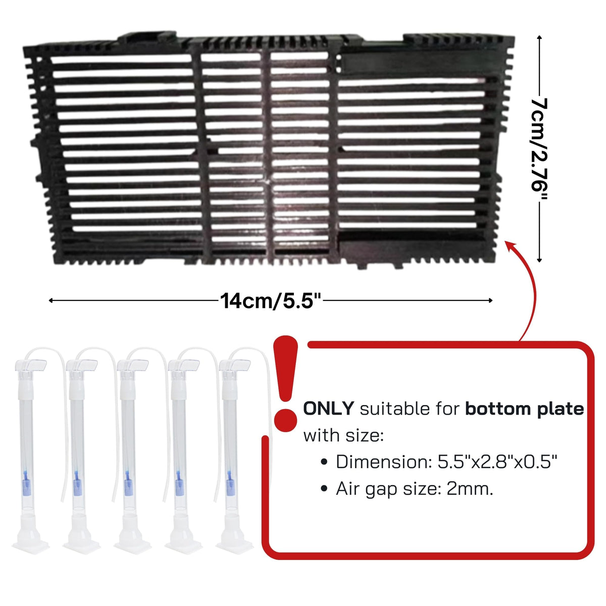 Marsrut 5pcs Under Gravel Filter Aquarium Uplift Tube - Marsrut Official Imagery - 4