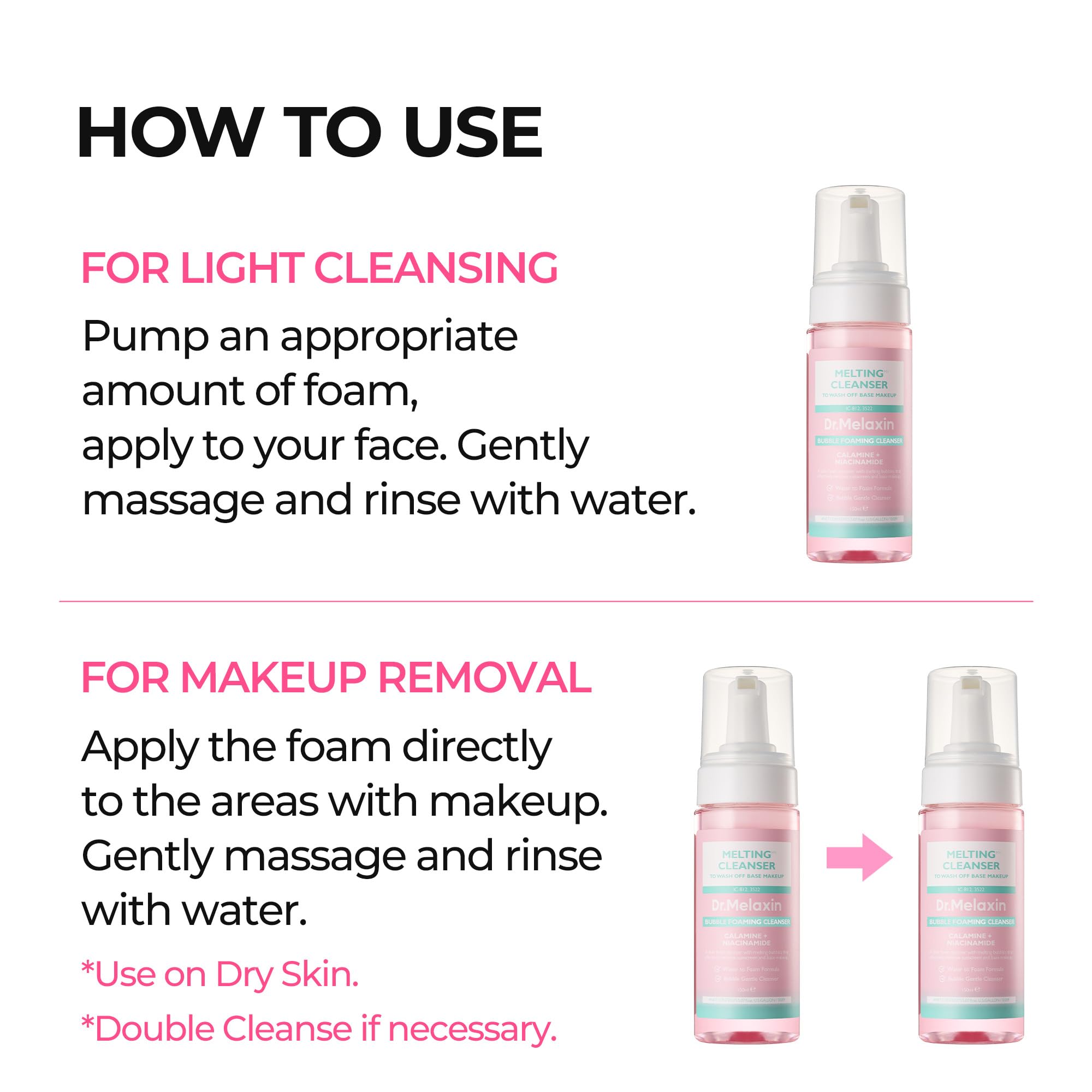 Dr.Melaxin Melting Bubble Foaming Cleanser - Dr.Melaxin