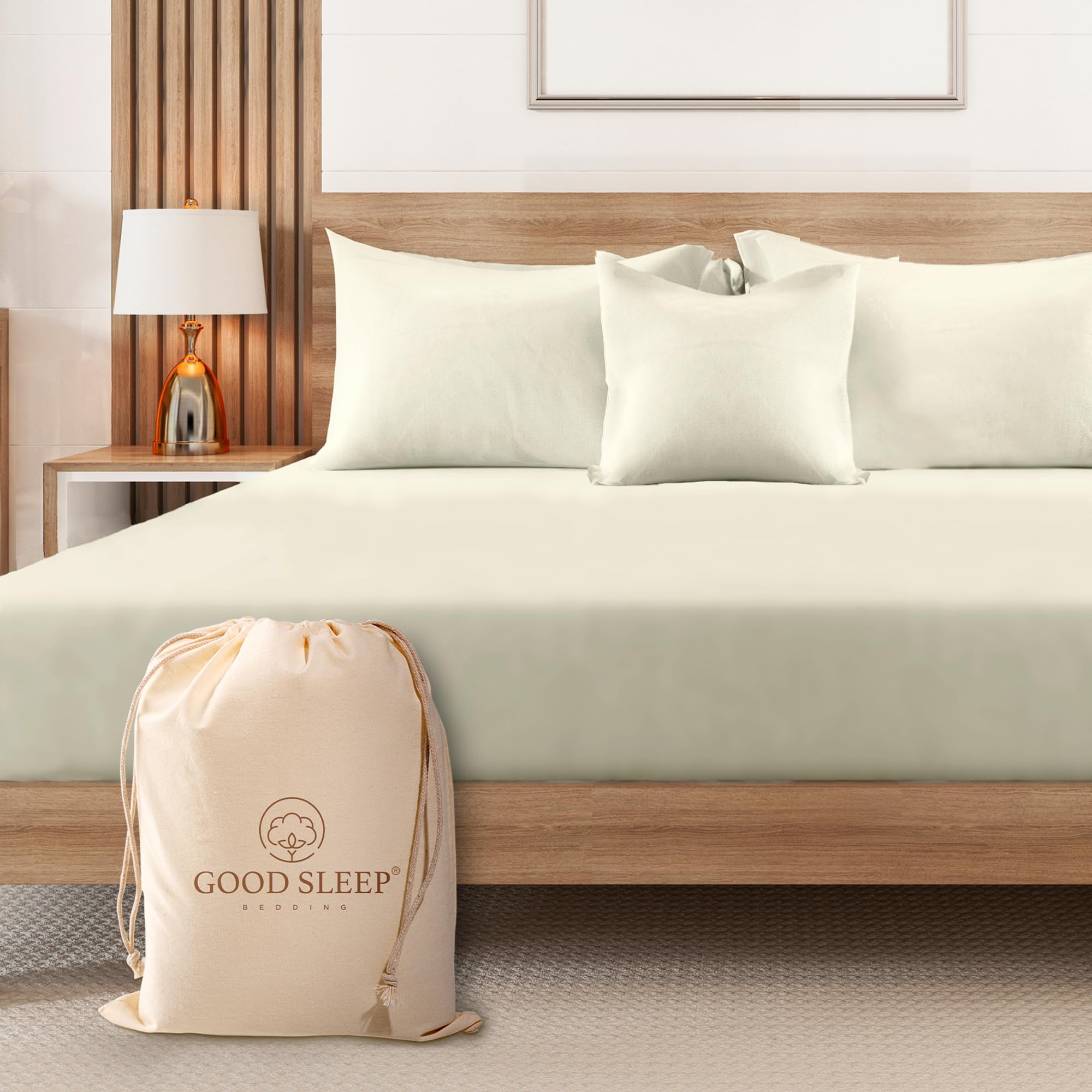 Good Sleep Bedding 100% Egyptian Cotton Twin XL Fitted Sheet, 100 - Good Sleep Bedding Official Product View 9