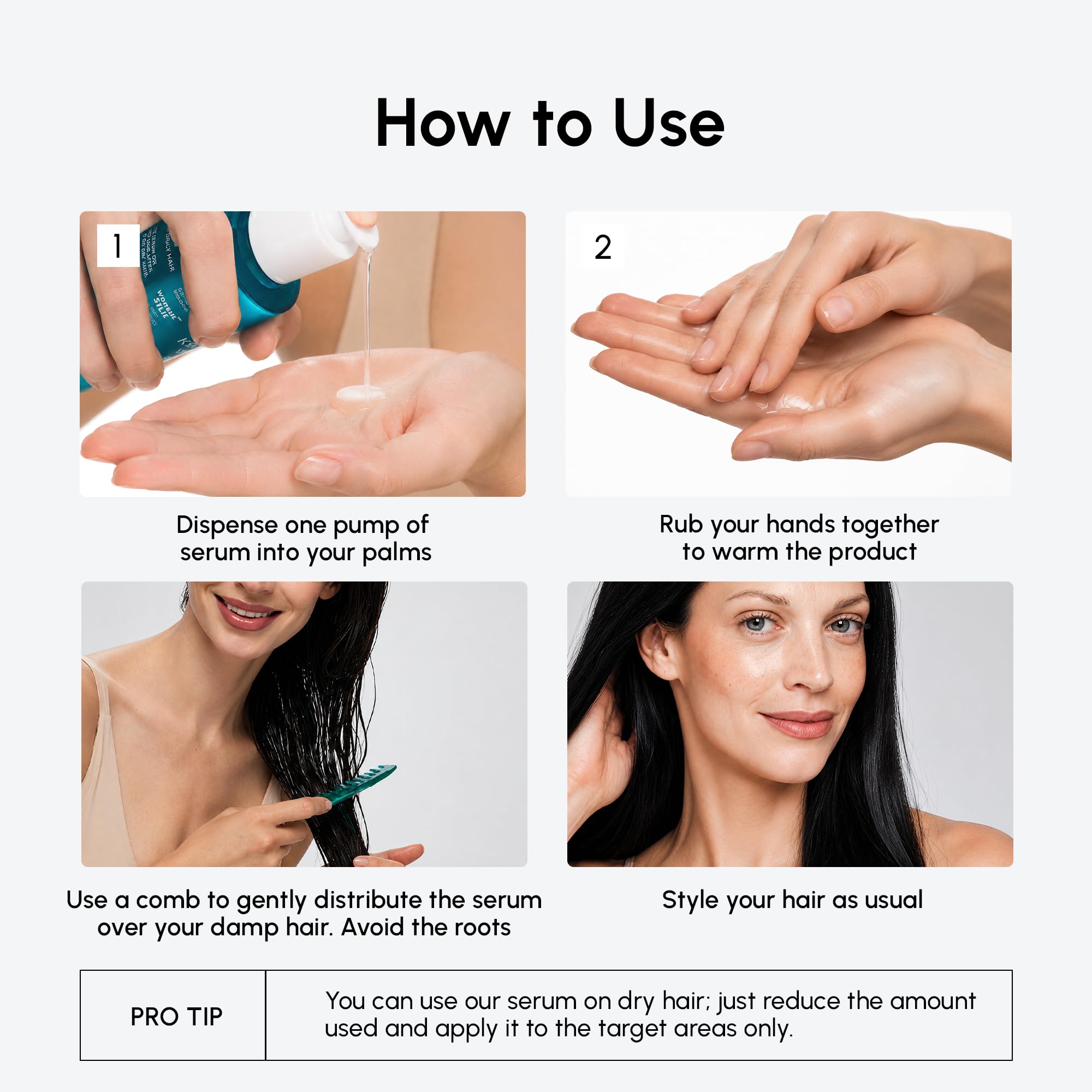 MAREE Hair Oil for Frizzy Hair with Argan Oil, Keratin & Biotin – Hair Serum - MAREE Official Product View 5