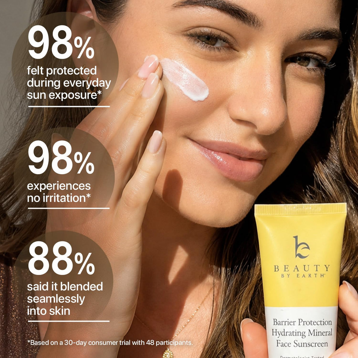 Mineral Face Sunscreen SPF 50 - Beauty by Earth Official Imagery - 5