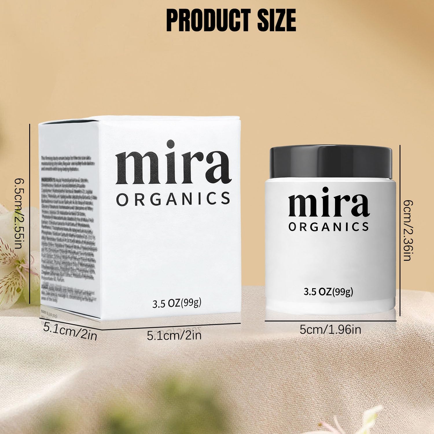 FUERHPSH Mira Relief Repair Lotion, magnesium and arnica skin moisturizer, shown in a squeeze tube on a white background.