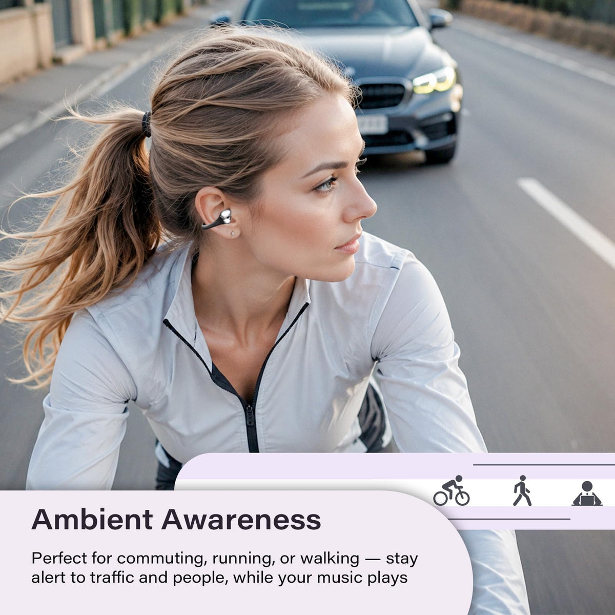 Open Ear Clip on Earbuds Bluetooth 6 0 Open Earbuds Touch - eDepot Official Imagery - 8