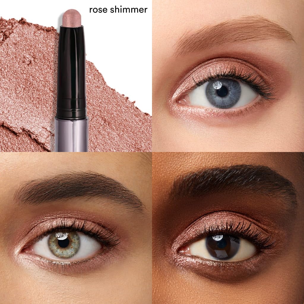 Julep Eyeshadow 101 Crème-to-Powder Eyeshadow Stick, Rose Shimmer - View 3