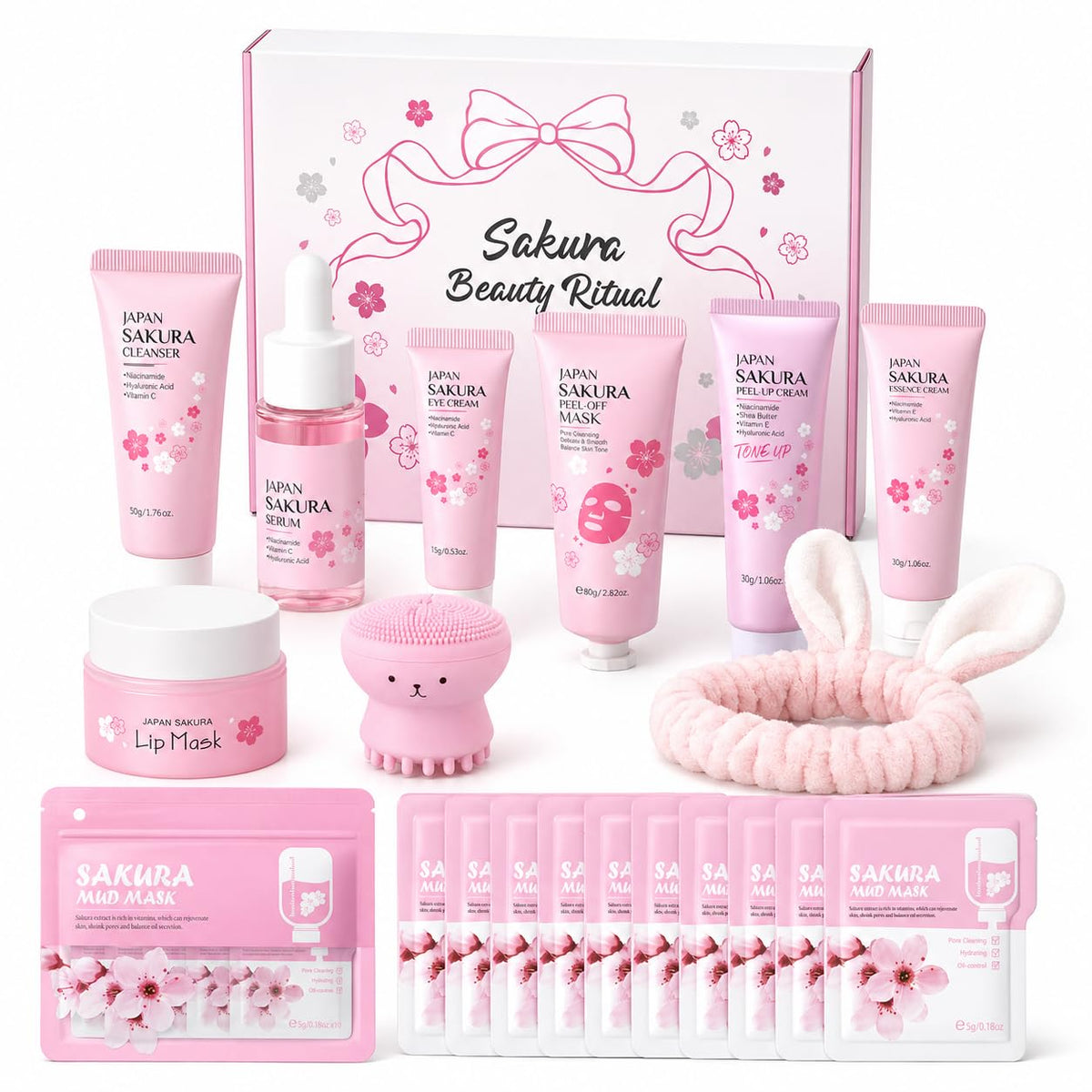 Japan Sakura Skin Care Set For Teen Girls Skincare For Girls - MrCuvaryas Official Imagery - 2