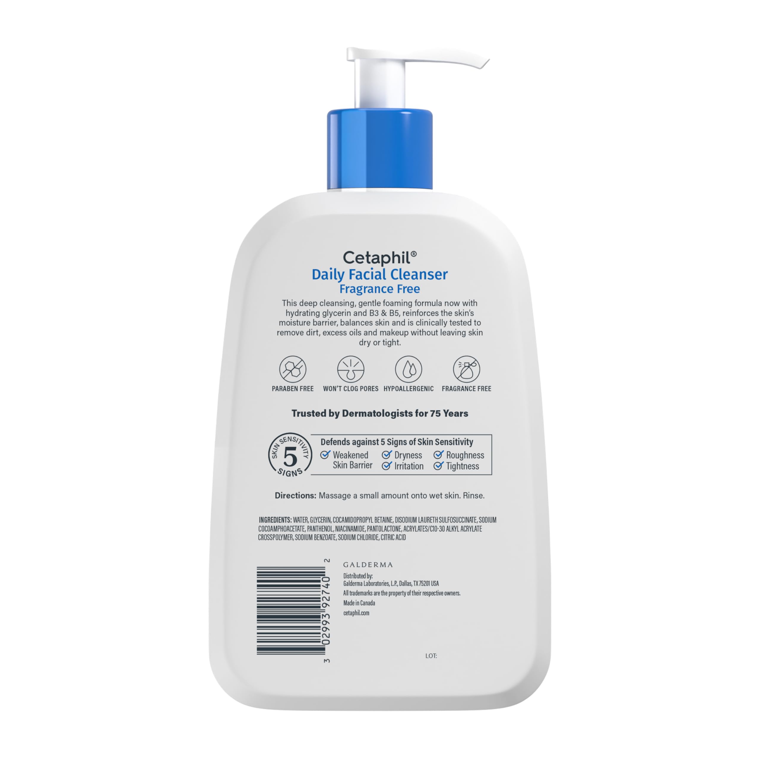 Cetaphil Daily Facial Cleanser, Oily & Combination Skin - Cetaphil Official Product View 10