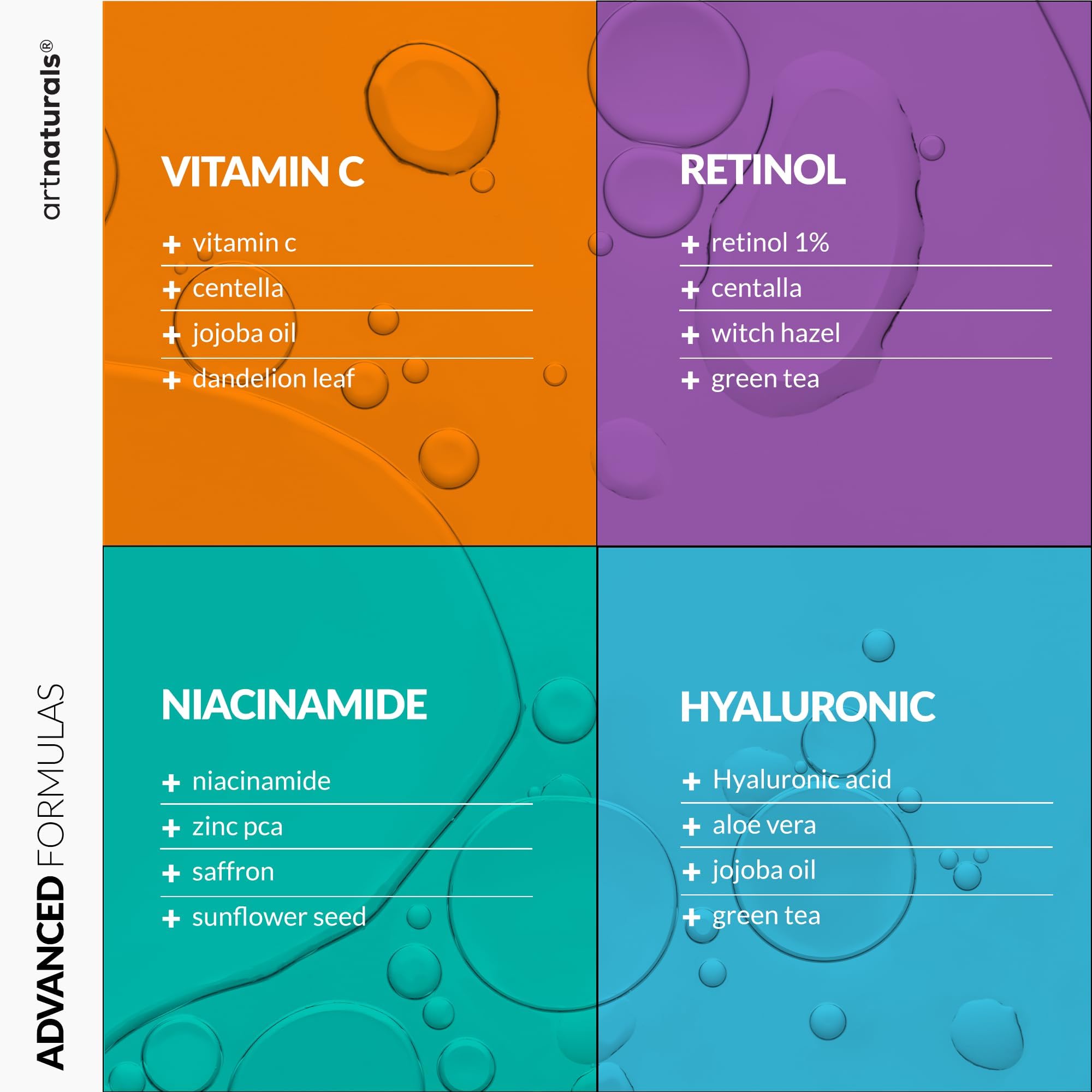 ArtNaturals Vitamin C Skincare Serum Set, 4 Piece - Artnaturals Official Product View 5