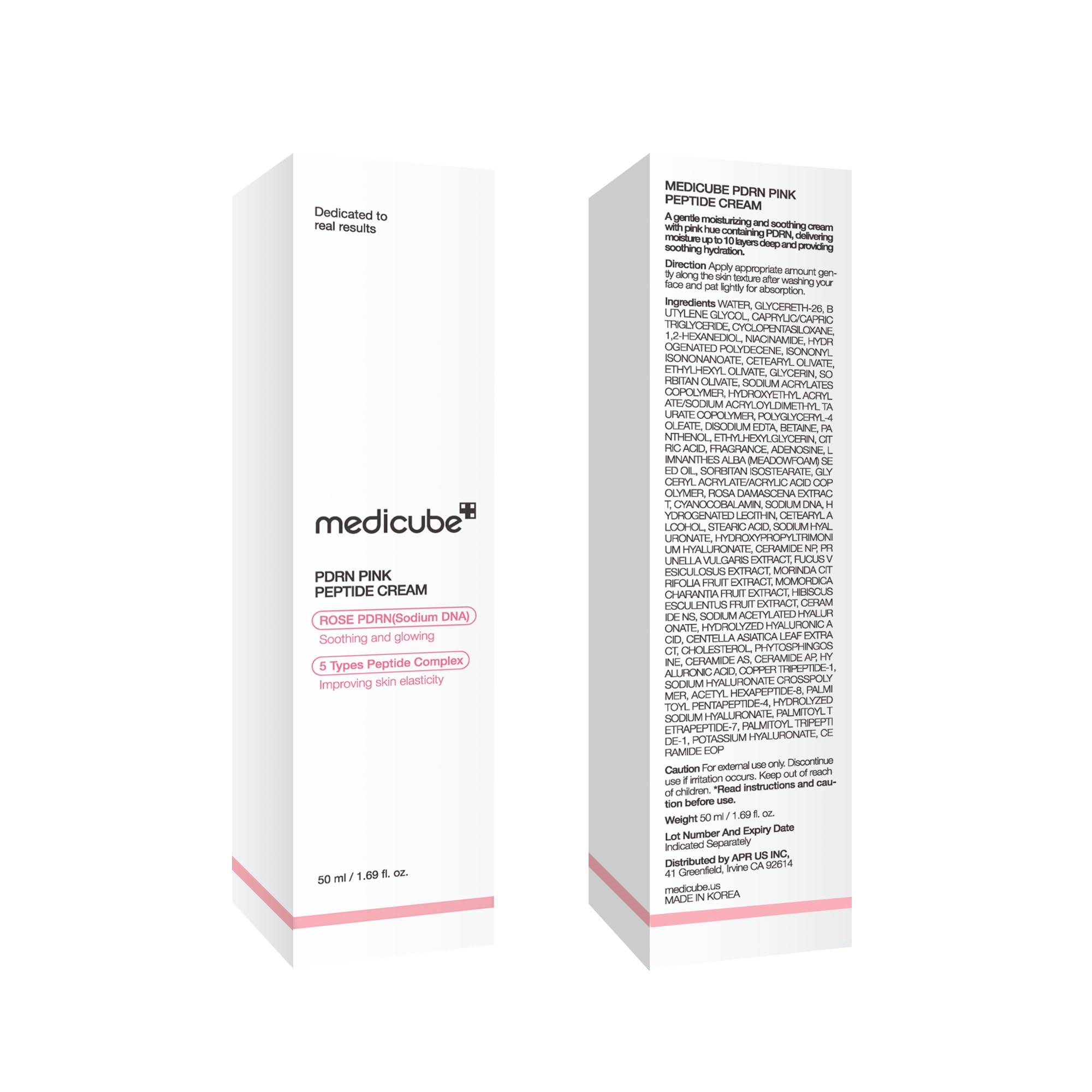 medicube Rose PDRN Pink Hyaluronic Moisturizing Cream - medicube Official Product View 8