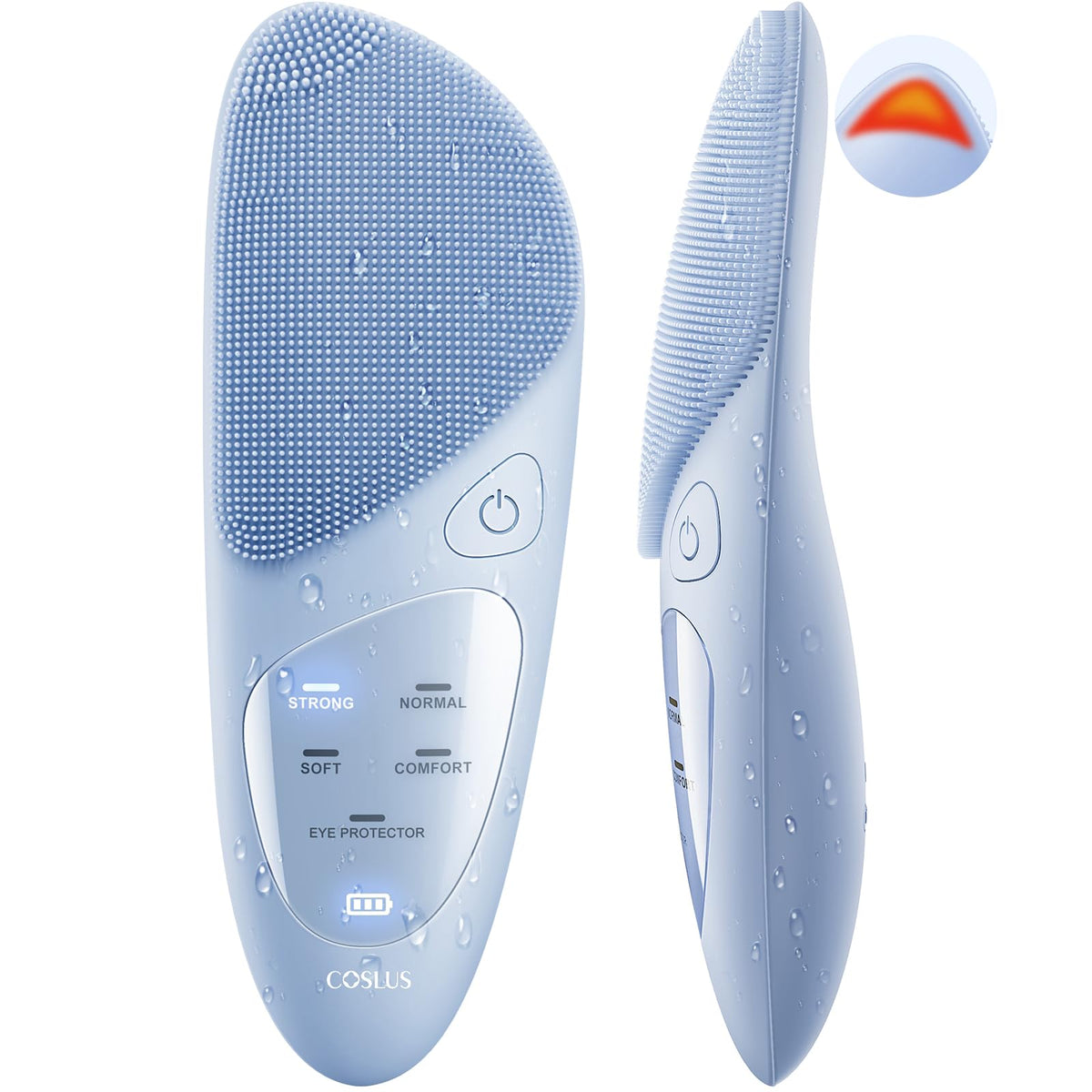 COSLUS JMY05 Face Scrubber Facial Cleansing Brush Heat Eye - COSLUS Official Imagery - 2