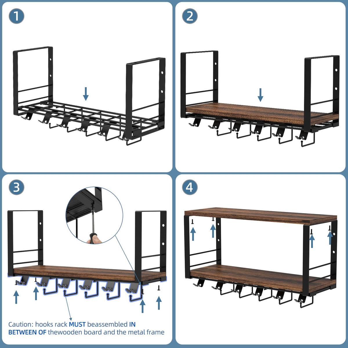TJ MOREE 2 Tier Floating Shelf Compatible with Tonal - TJ.MOREE Official Imagery - 5