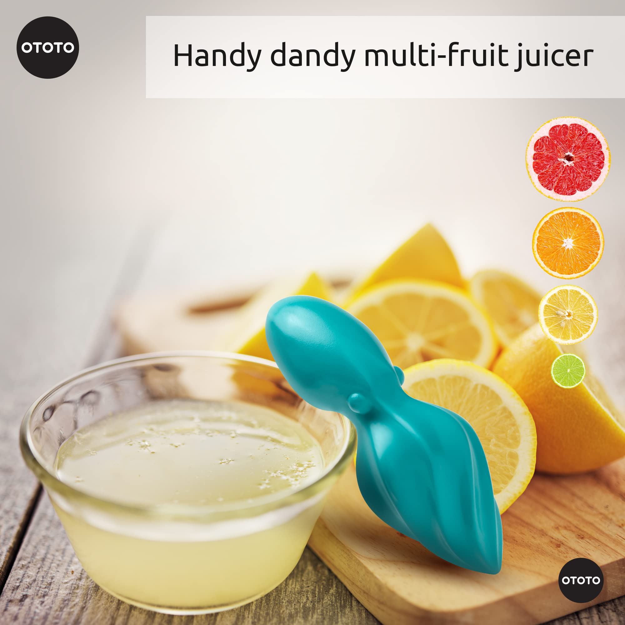 OTOTO OCTO Lemon Juicer Hand - Easy to Hold Lemon Squeezer Manual for - View 3