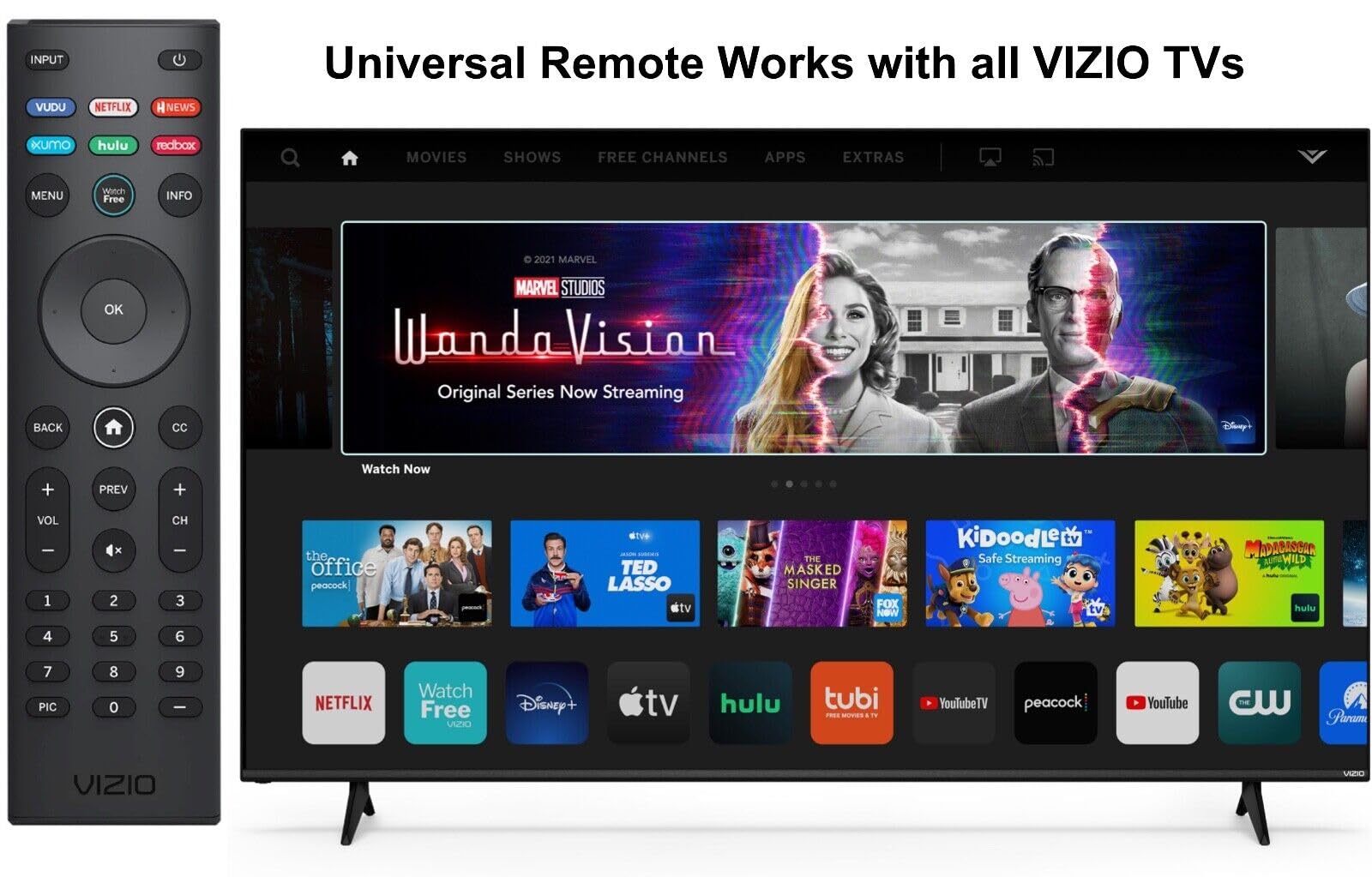 VIZIO SmartCast Universal Remote Control - Smart Remote Replaceme - VIZIO Official Product View 5