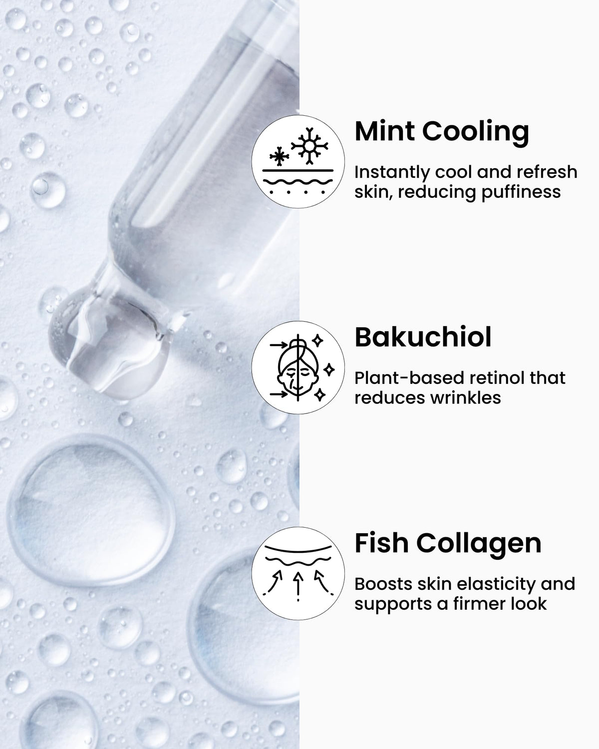 Ice Roll Serum for Face Puffy Eyes Under Eye Bags - VAROL Official Imagery - 6