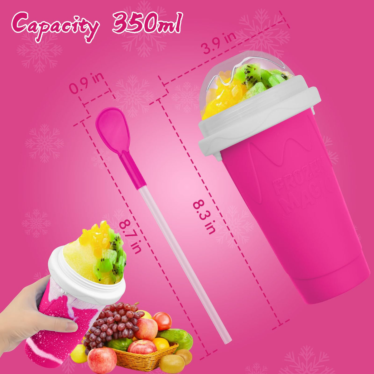 3PCS Slushie Maker Cup - Fopudy Official Imagery - 4