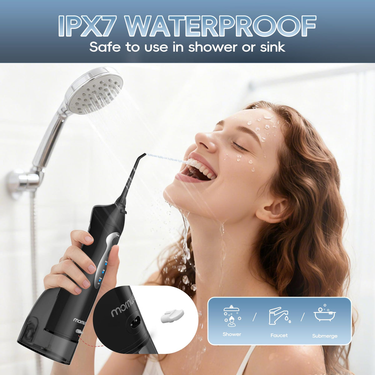 Water Flosser Mornwell Water Flossers for Teeth - mornwell Official Imagery - 4