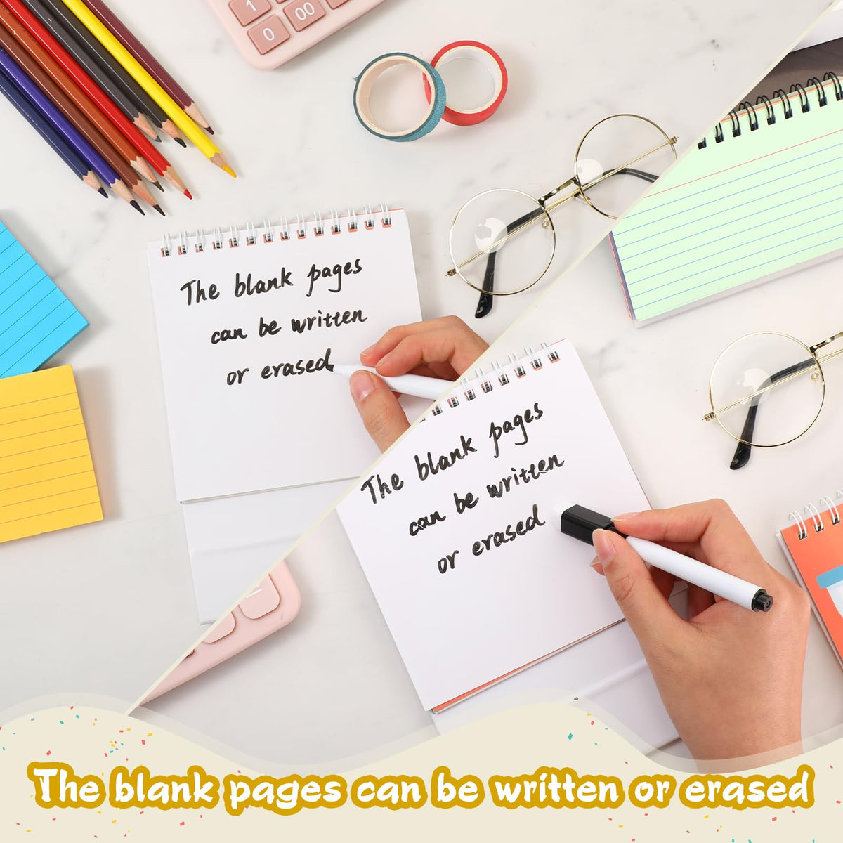 ReliThick 10 Pieces Funny Desk Signs 30 Messages Flip Over - ReliThick Official Imagery - 6