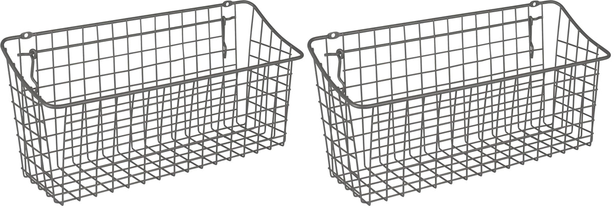 Spectrum Pegboard Wall Mount Wire Basket Extra Large - Premium Selection Official Imagery - 1