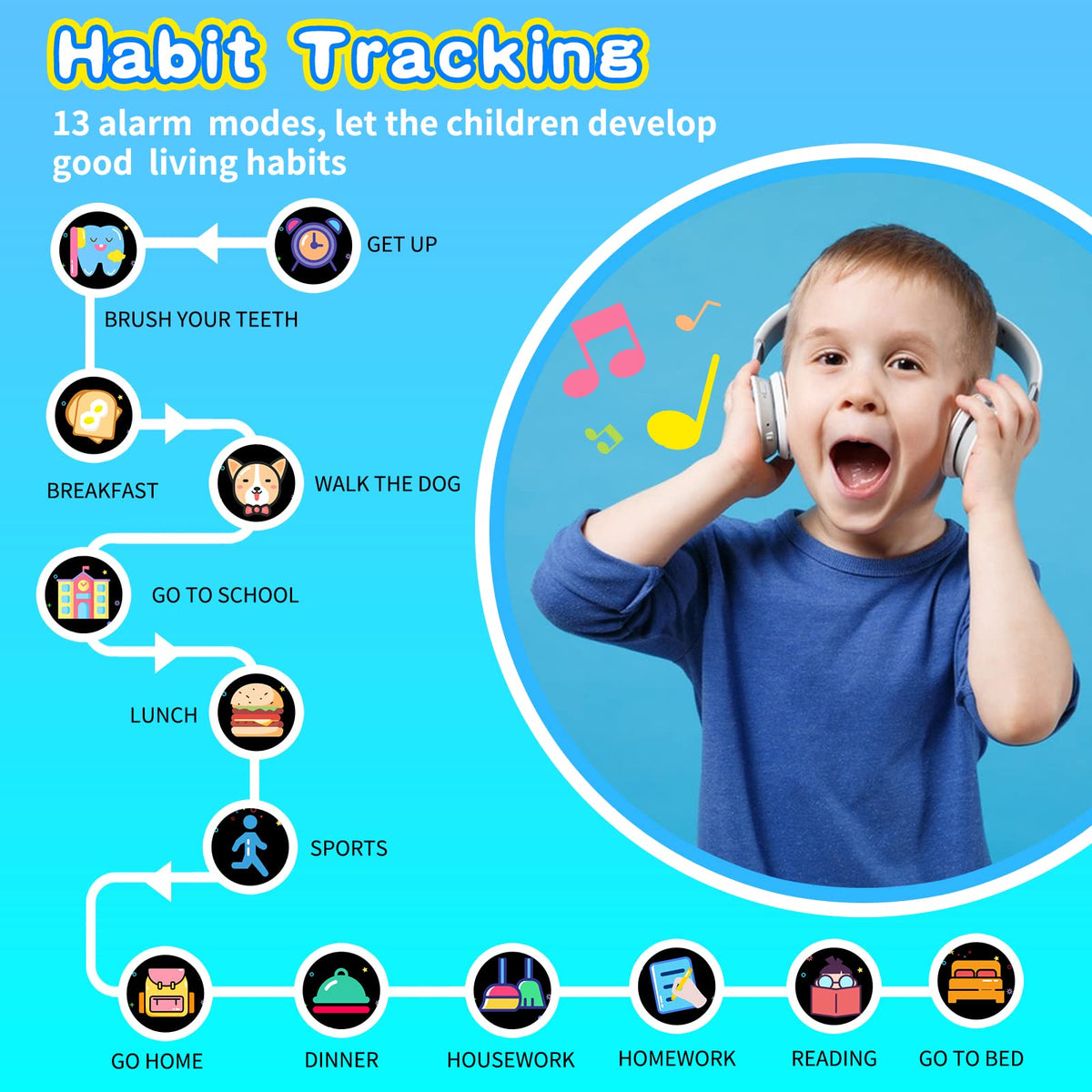 Cosjoype Smart Watch for Kids with 26 Puzzle Games HD - Cosjoype Official Imagery - 6