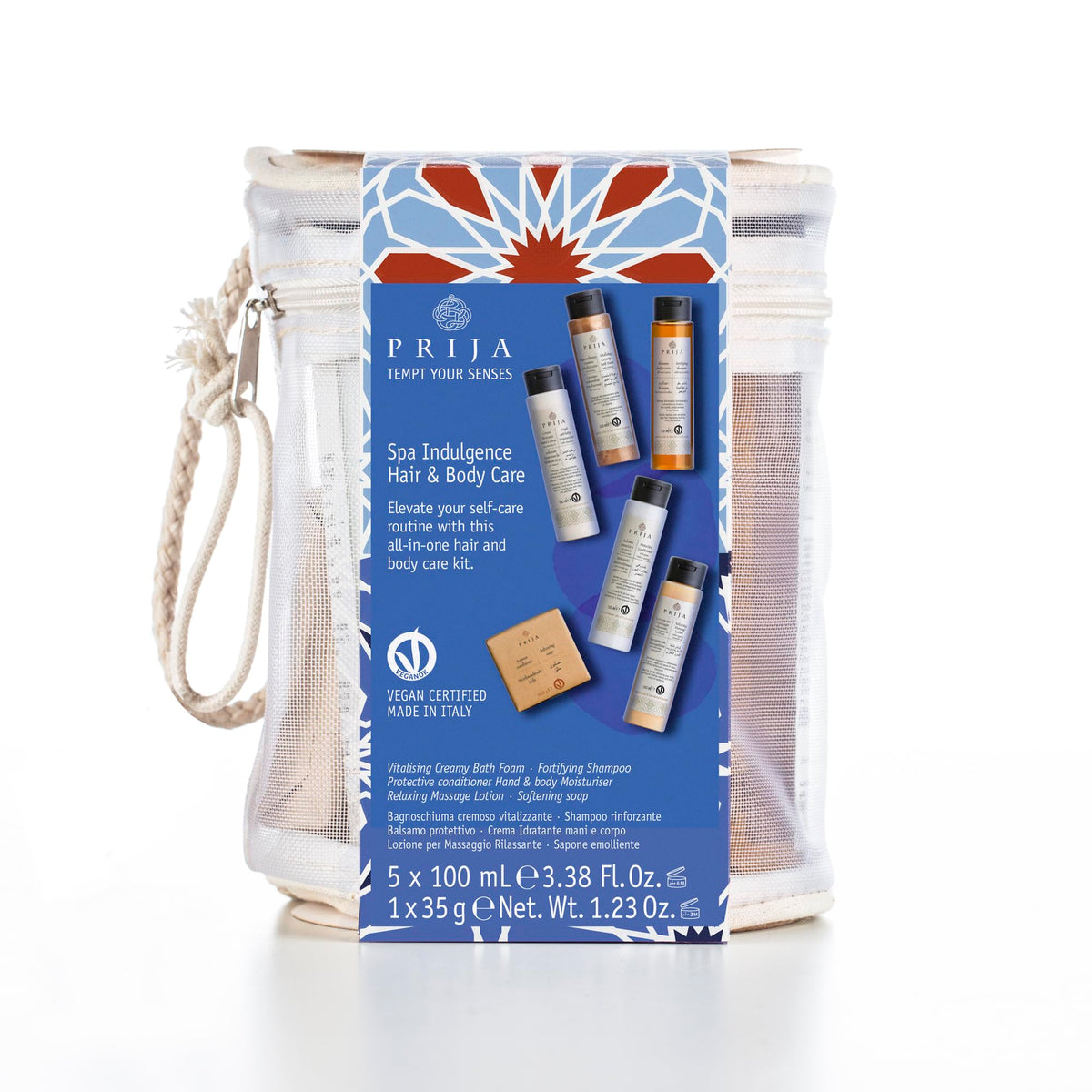 Prija Luxurious Carry On Kit for Hair and Body 6 Travel - Prija Official Imagery - 3