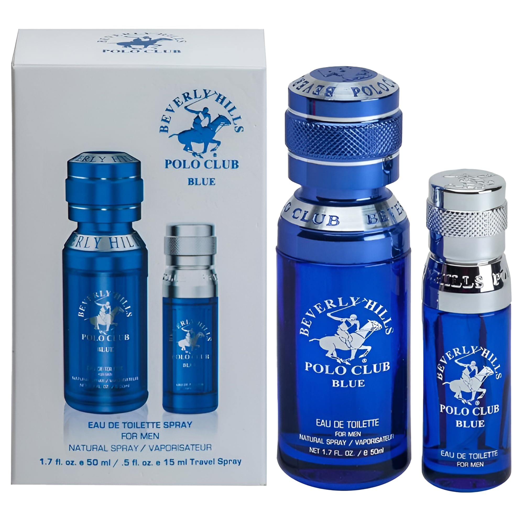Beverly Hills Polo Club BHPC Men's Eau De Toilette Bonus Pack, - Product Imagery