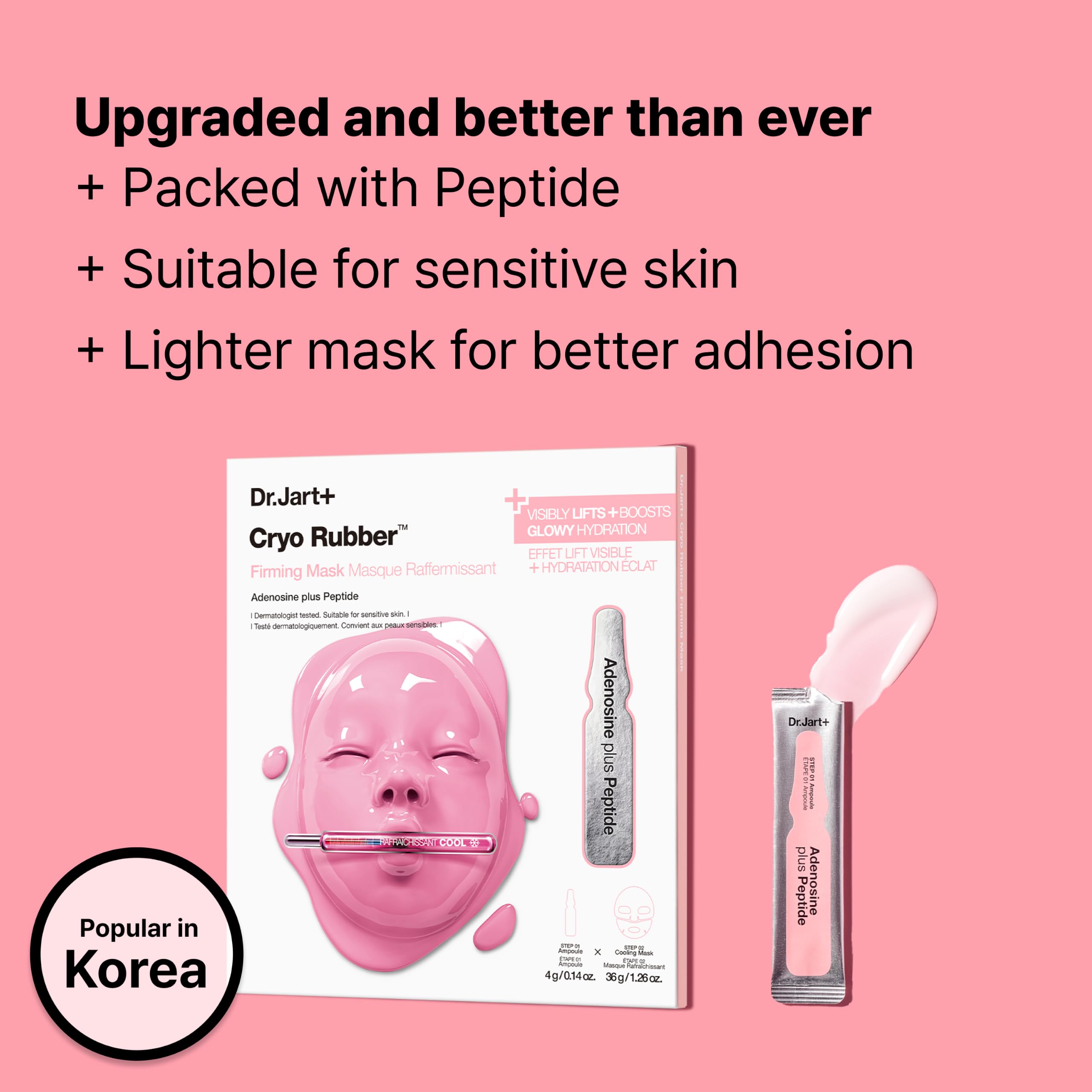 Dr.Jart+ Cryo Rubber Cooling Korean Face Mask with Serum Ampoule - Generic